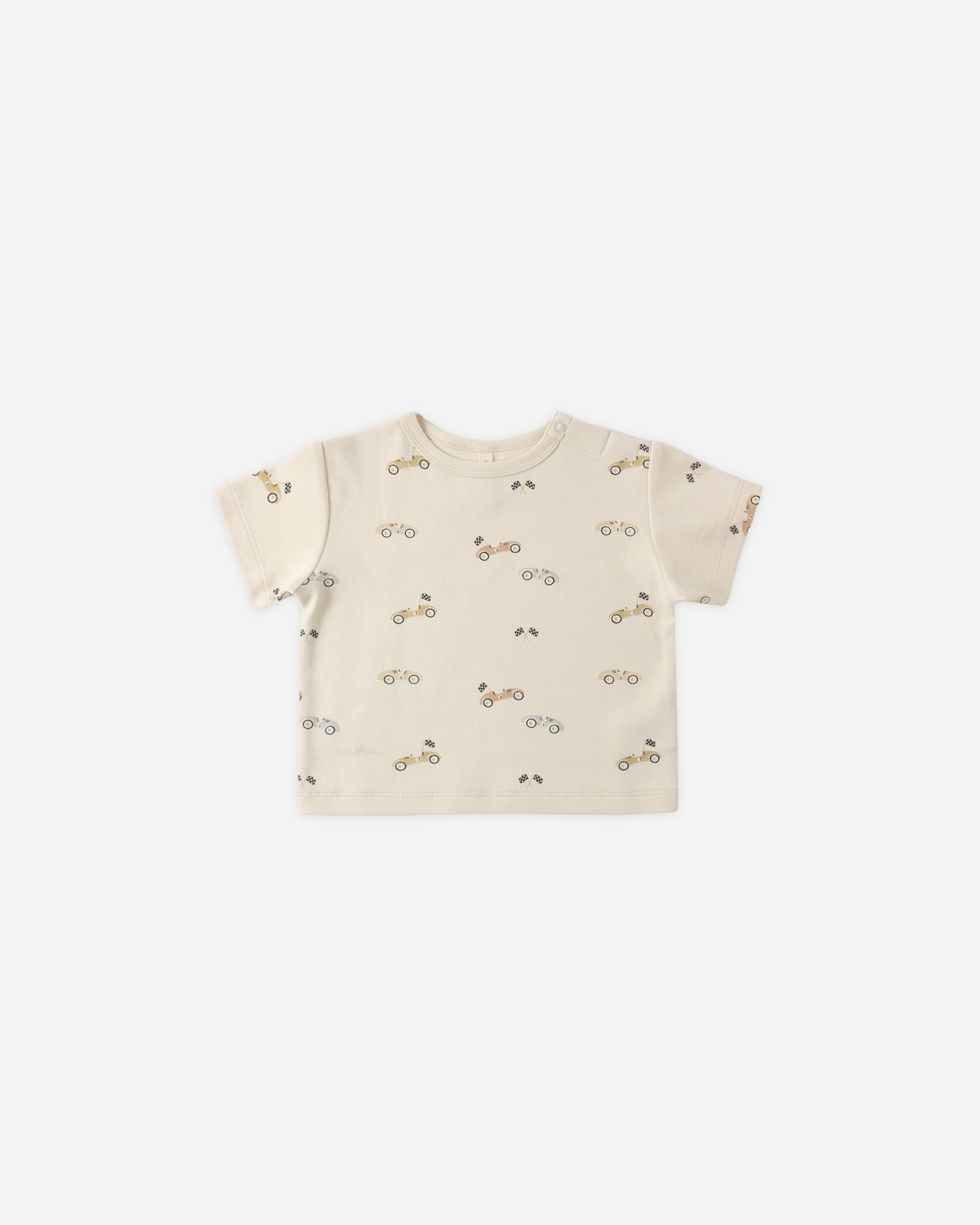 Boxy Tee Race Car - Rylee + Cru | Kids Clothes | Trendy Baby Clothes | Modern Infant Outfits |