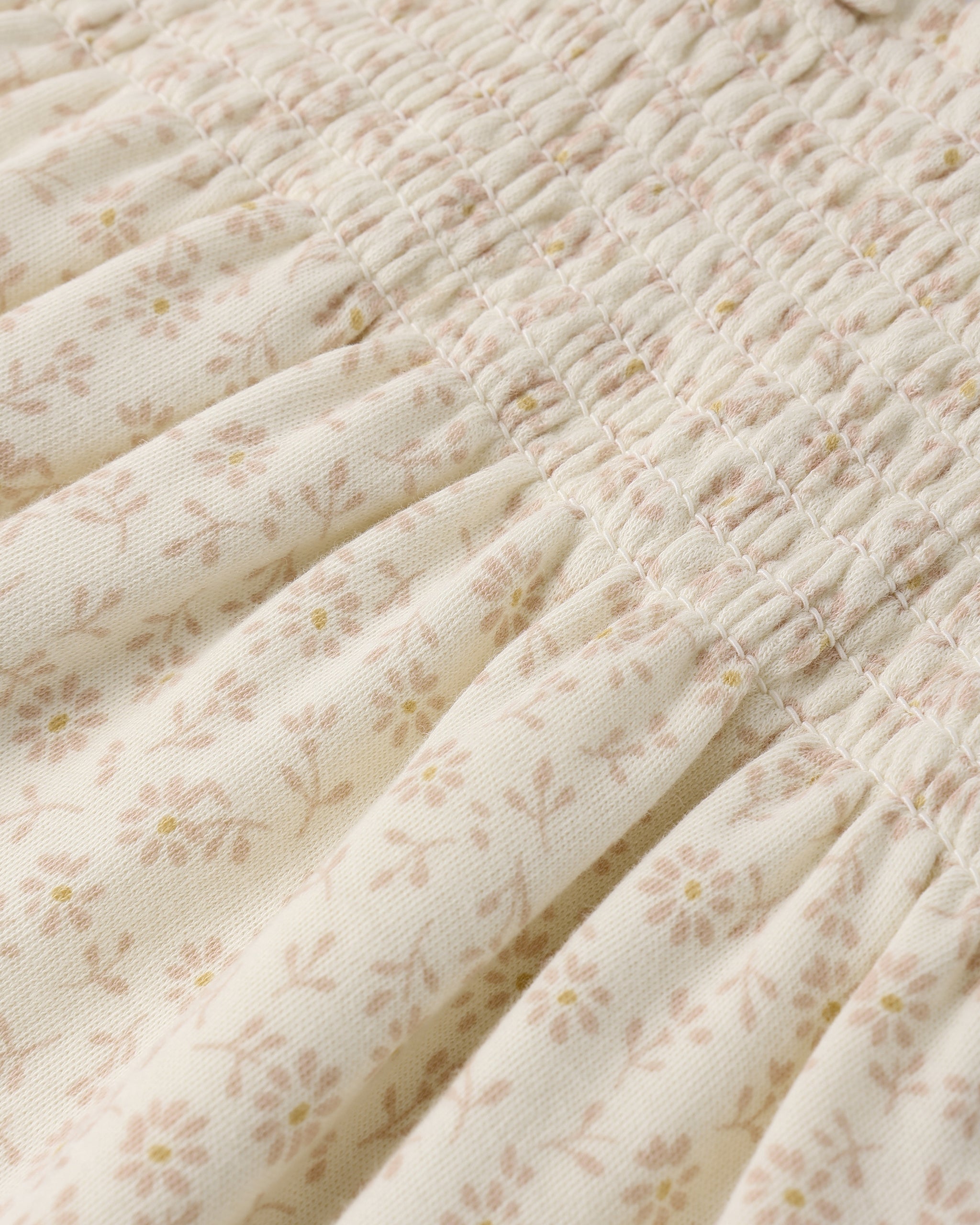 Smocked Ruffle Sleeve Romper Ditsy - Rylee + Cru | Kids Clothes | Trendy Baby Clothes | Modern Infant Outfits |