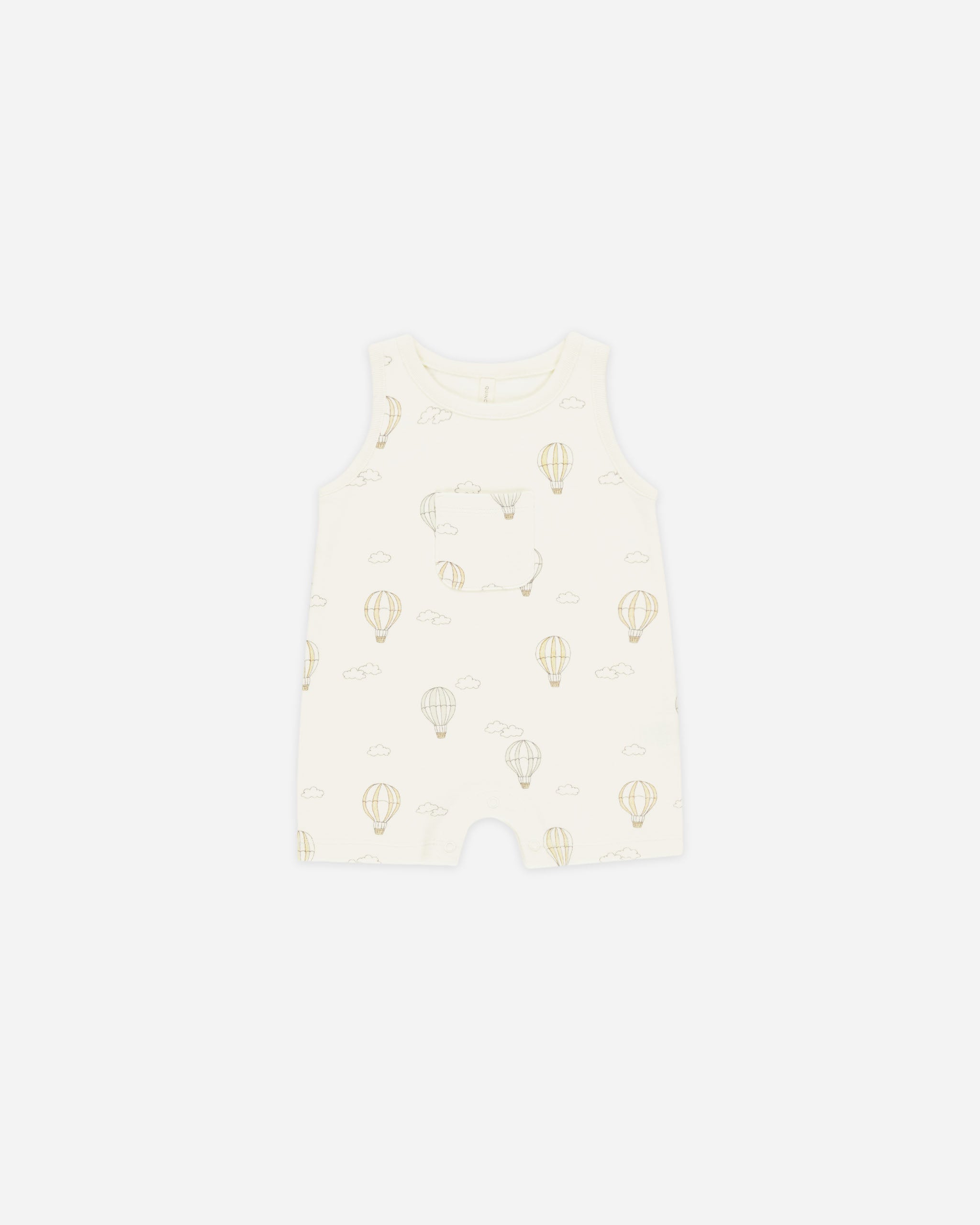 -Sleeveless One-Piece || Hot Air Balloons-