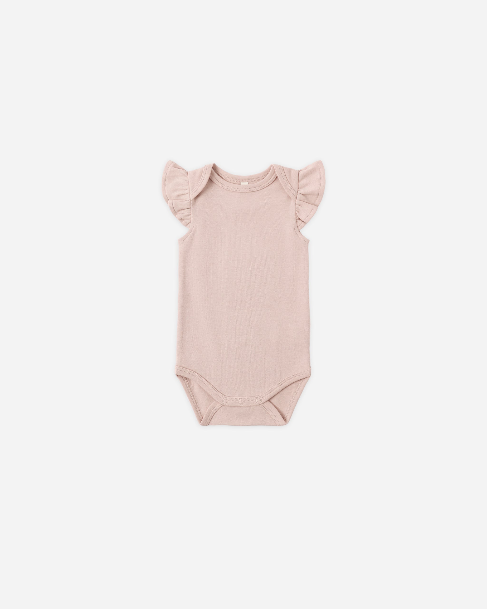 Flutter Sleeve Bodysuit Blush - Rylee + Cru | Kids Clothes | Trendy Baby Clothes | Modern Infant Outfits |