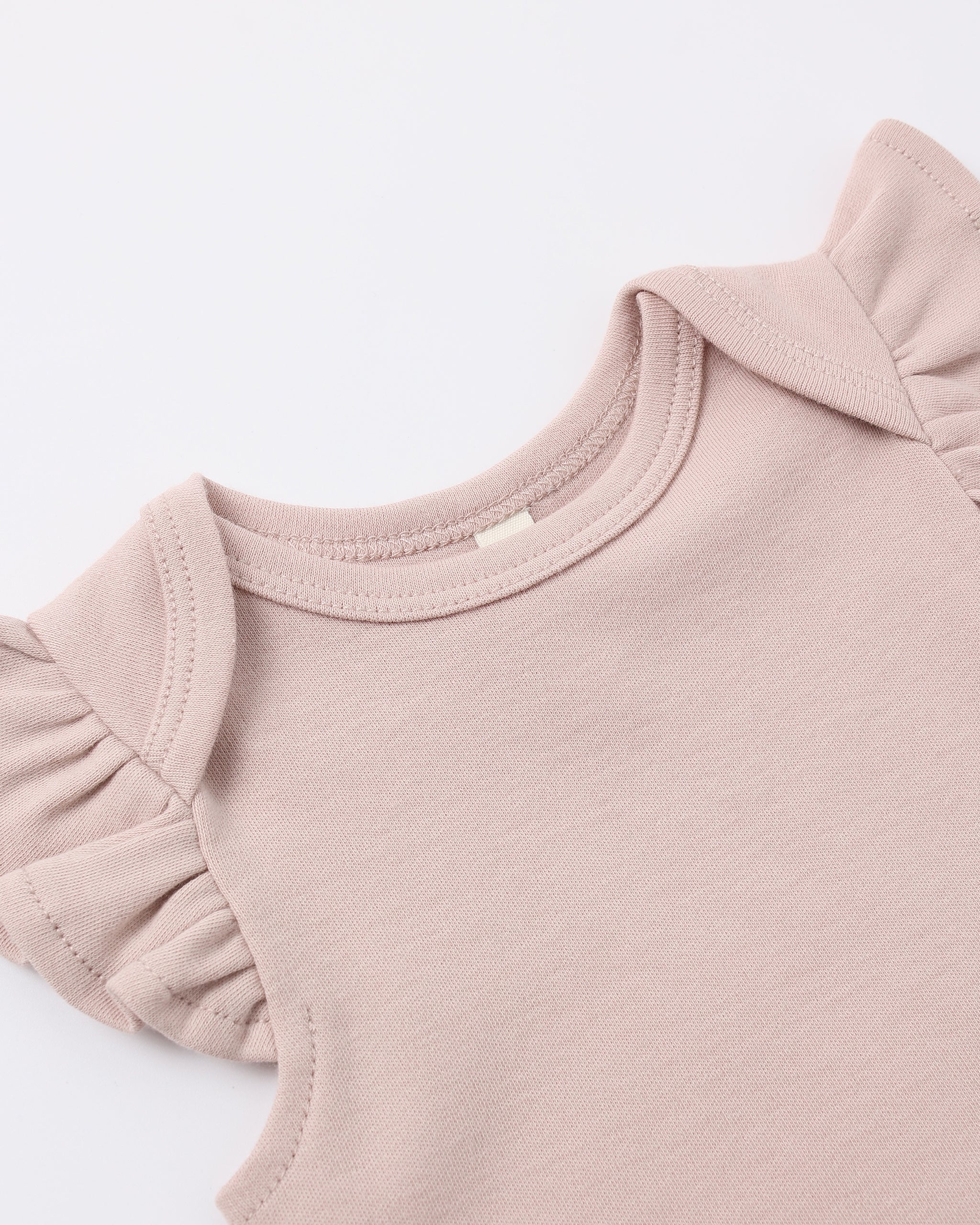 Flutter Sleeve Bodysuit Blush - Rylee + Cru | Kids Clothes | Trendy Baby Clothes | Modern Infant Outfits |