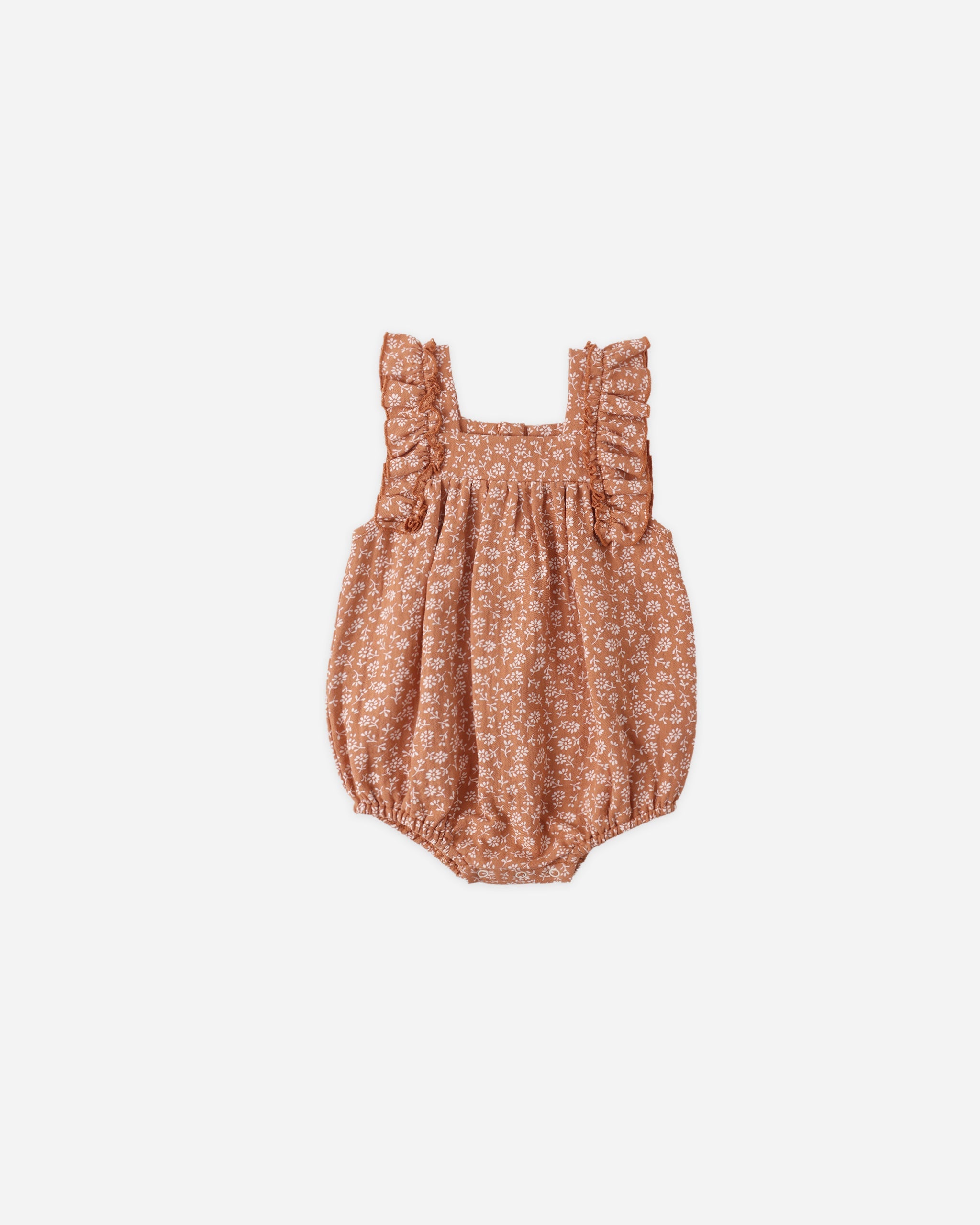 Maya Romper Poppy Floral - Rylee + Cru | Kids Clothes | Trendy Baby Clothes | Modern Infant Outfits |