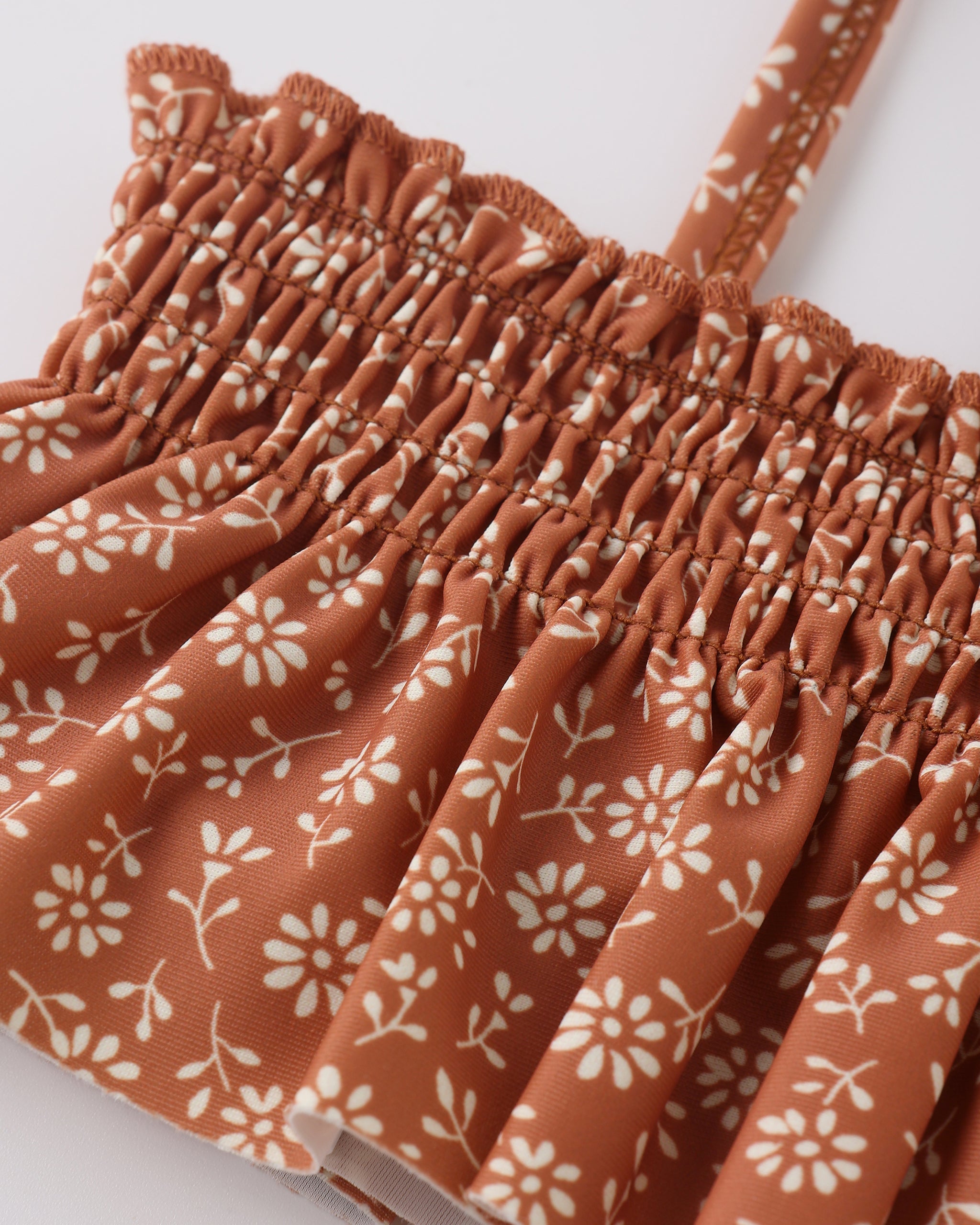 Smocked Ruffle Bikini Poppy Floral - Rylee + Cru | Kids Clothes | Trendy Baby Clothes | Modern Infant Outfits |