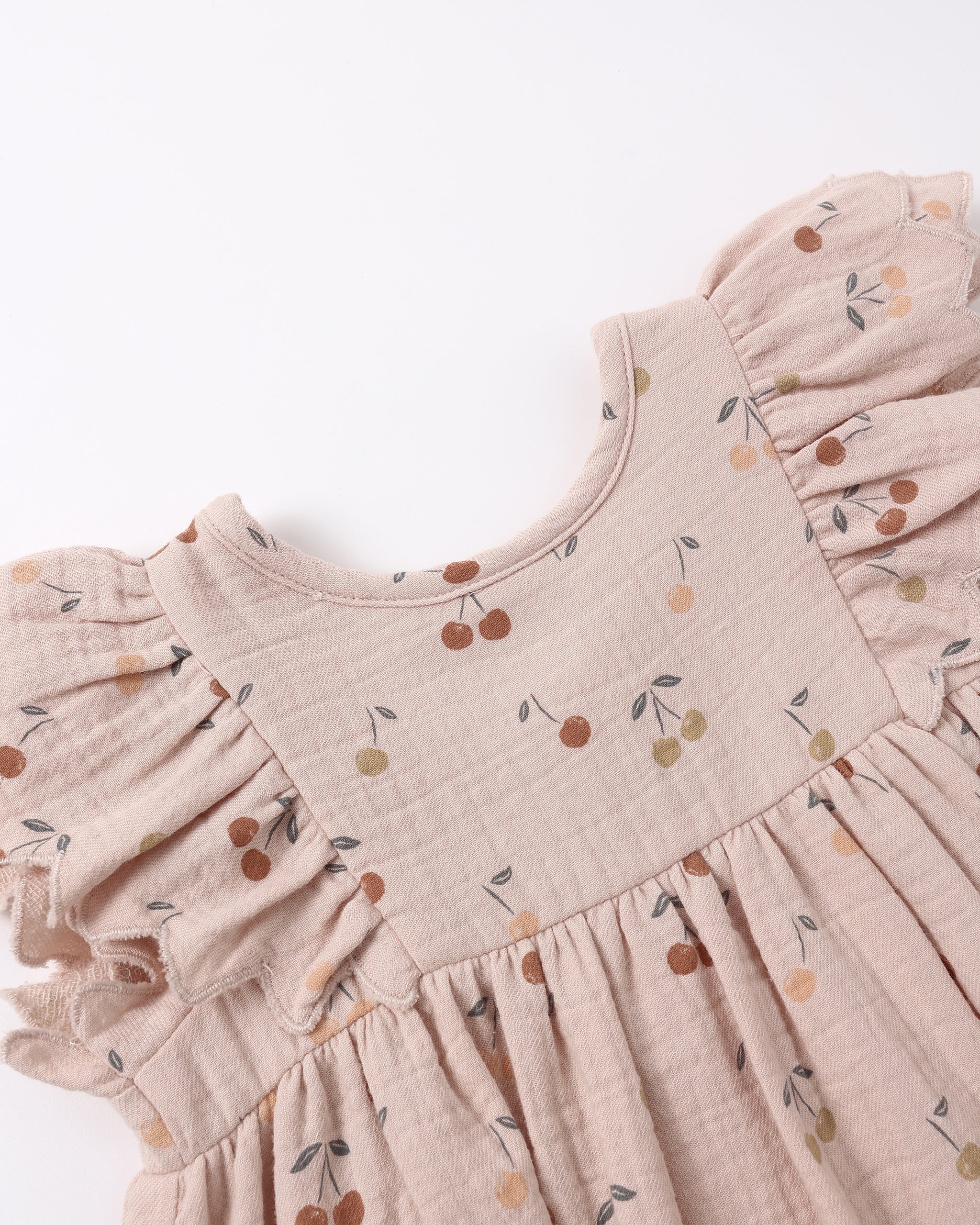 Alina Dress Cherries - Rylee + Cru | Kids Clothes | Trendy Baby Clothes | Modern Infant Outfits |