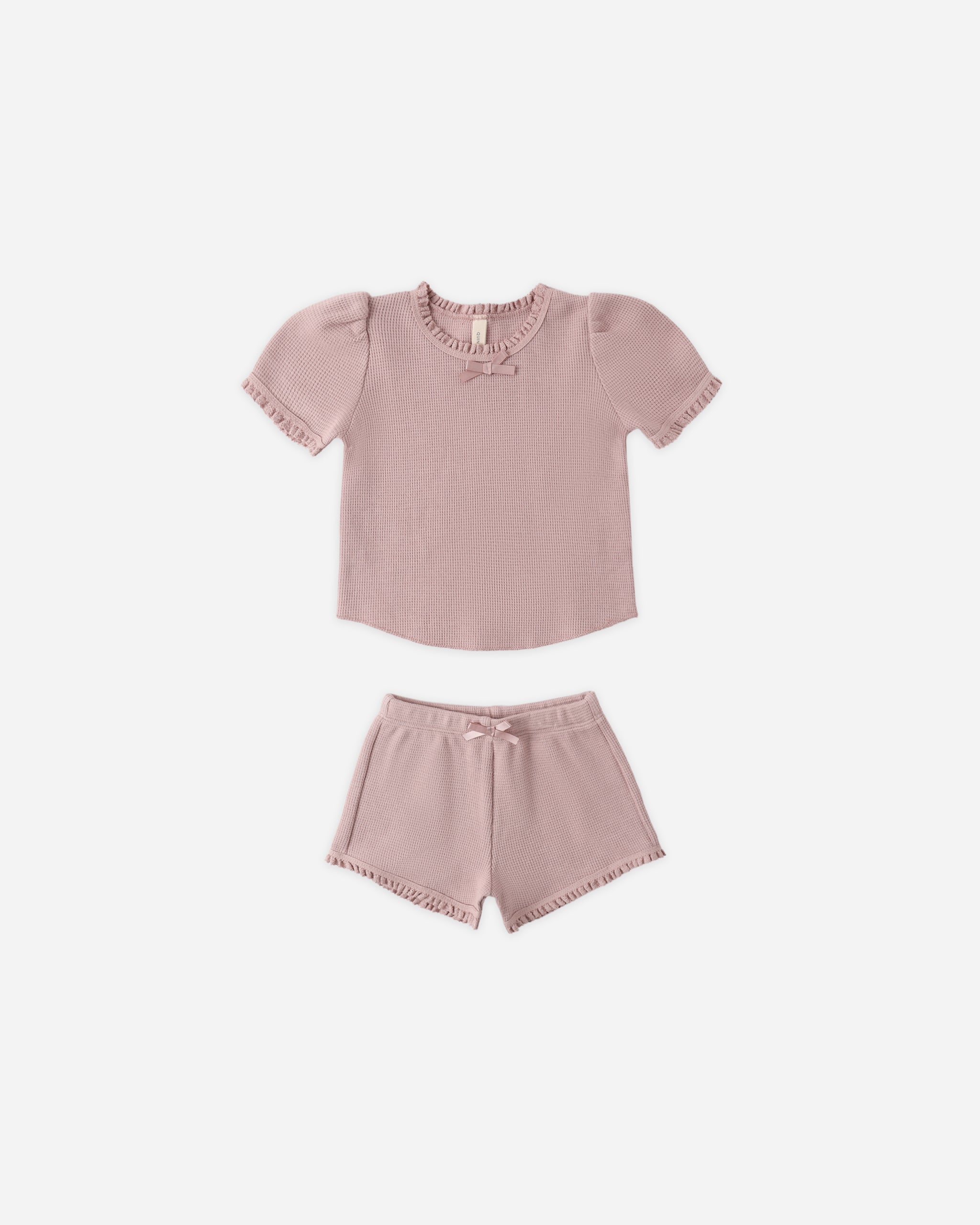 Ruby Set Mauve - Rylee + Cru | Kids Clothes | Trendy Baby Clothes | Modern Infant Outfits |