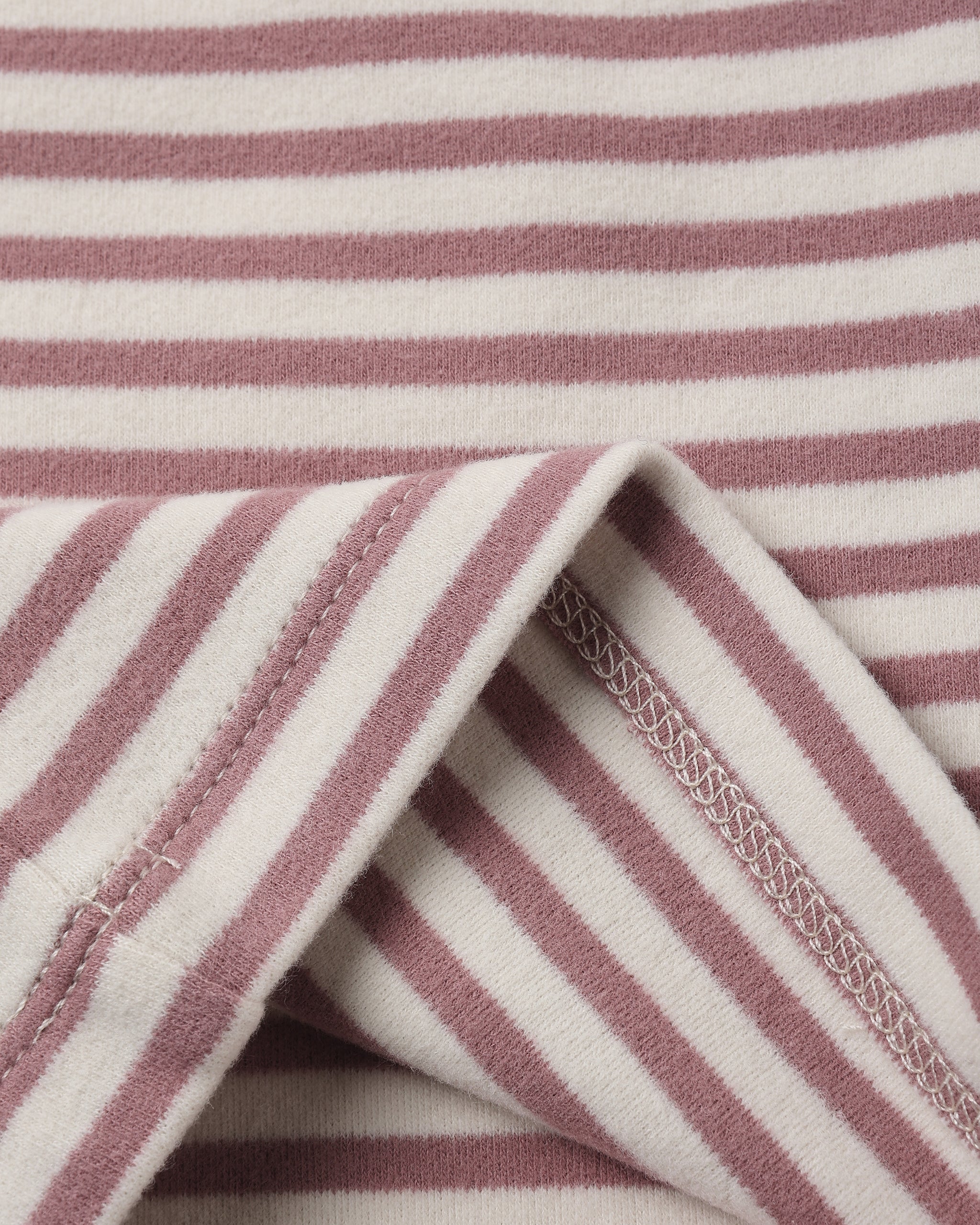 Ruffle Cozy Set Mulberry Stripe - Rylee + Cru | Kids Clothes | Trendy Baby Clothes | Modern Infant Outfits |