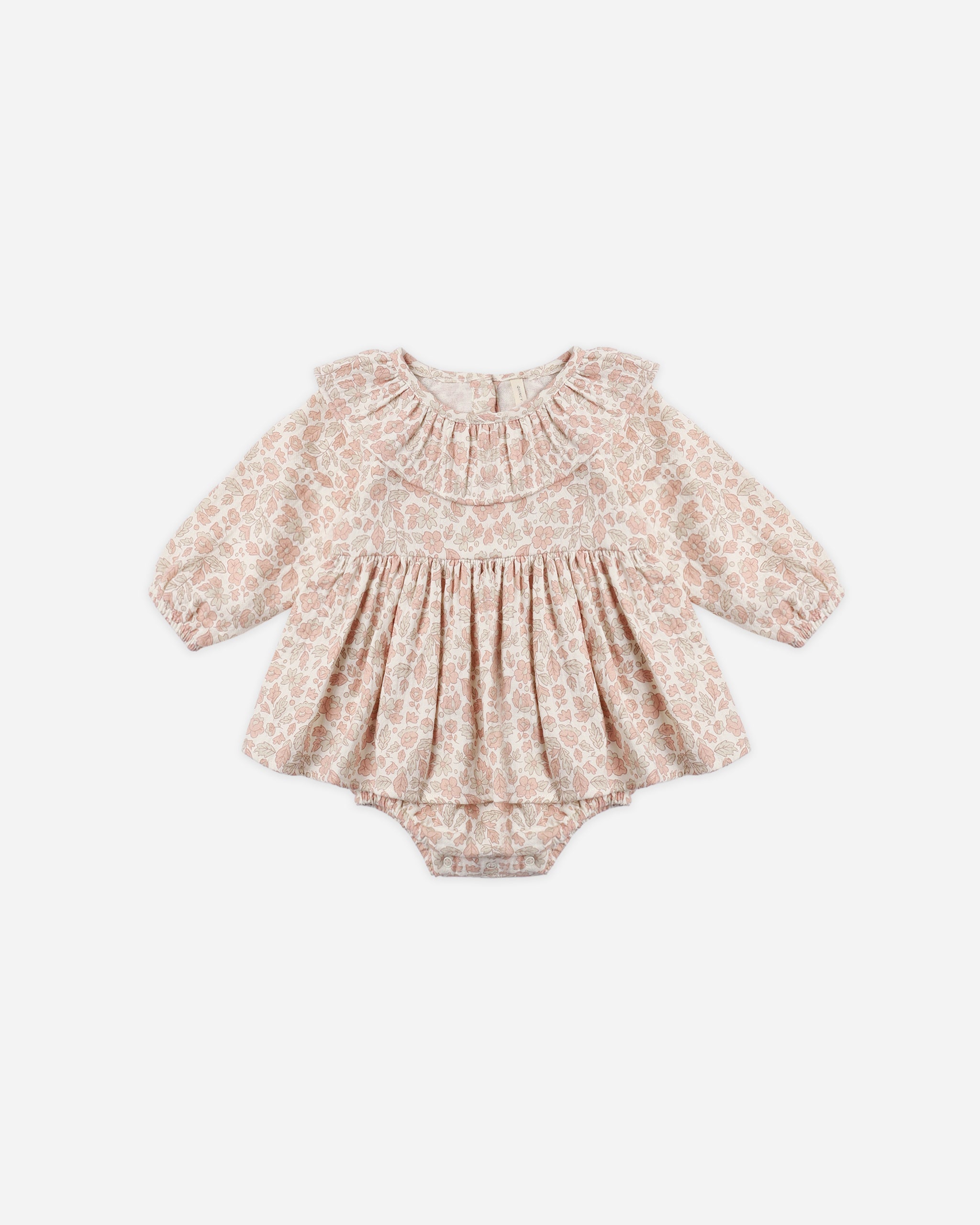 Thalia Romper Pink Blossom - Rylee + Cru | Kids Clothes | Trendy Baby Clothes | Modern Infant Outfits |