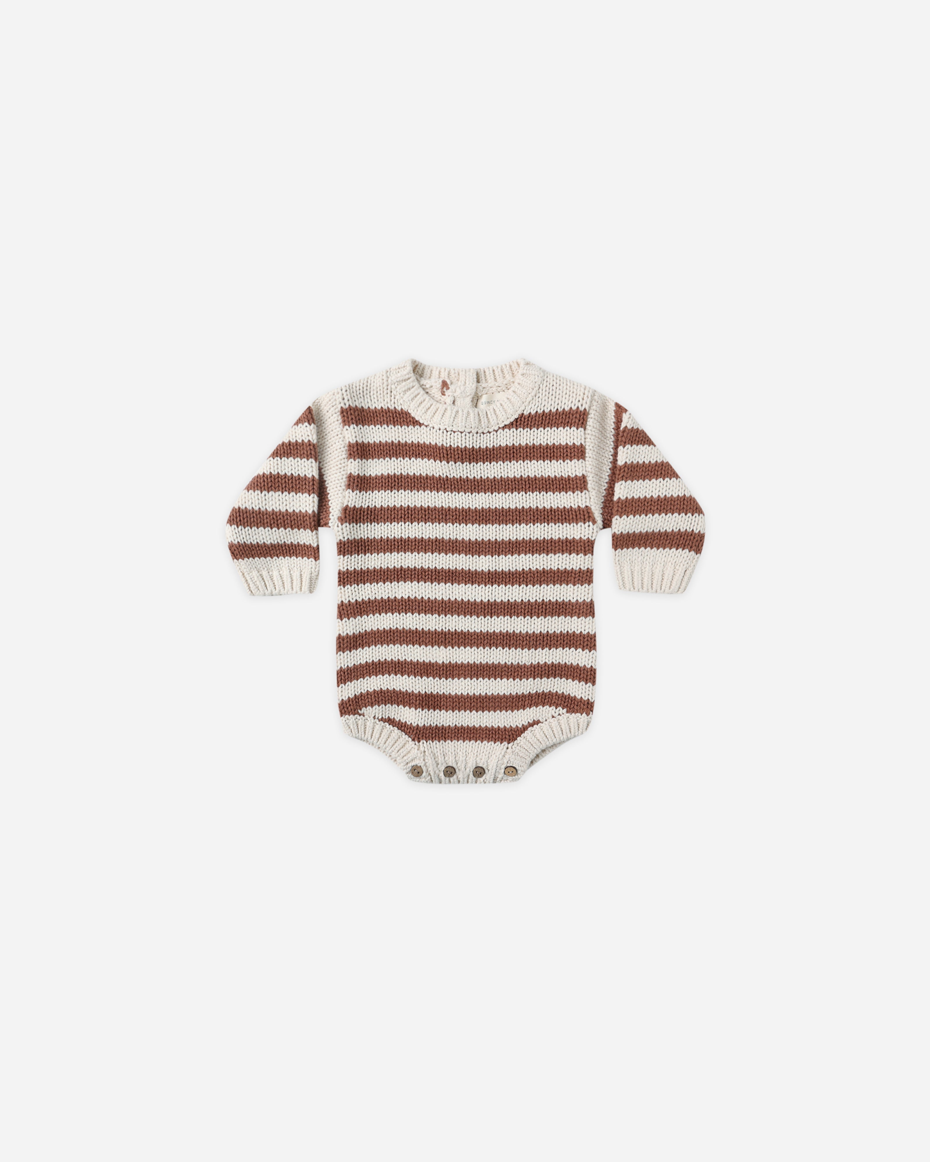 Rex Romper || Cedar Stripe