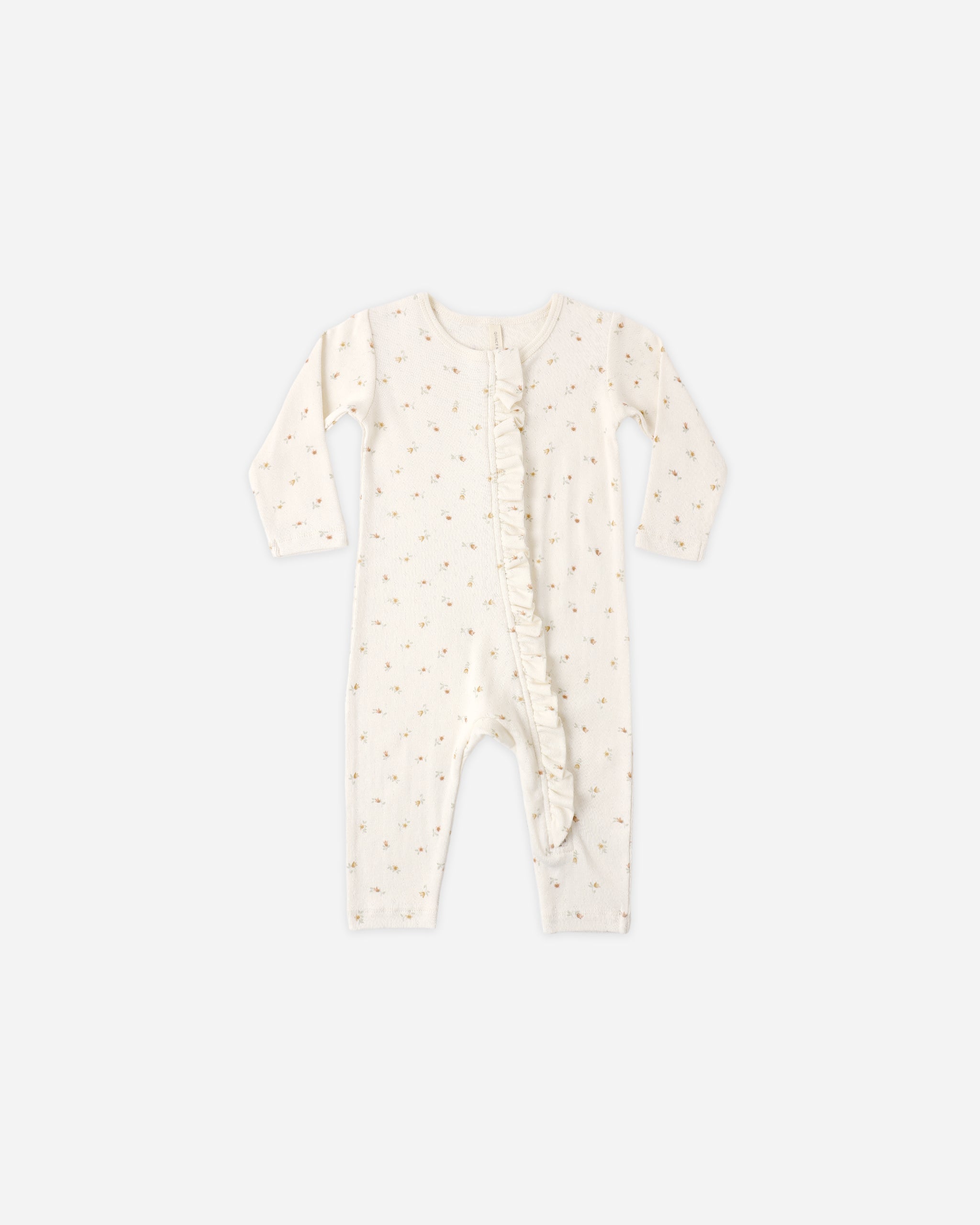 Ruffle Jumpsuit Petit Fleur - Rylee + Cru | Kids Clothes | Trendy Baby Clothes | Modern Infant Outfits |