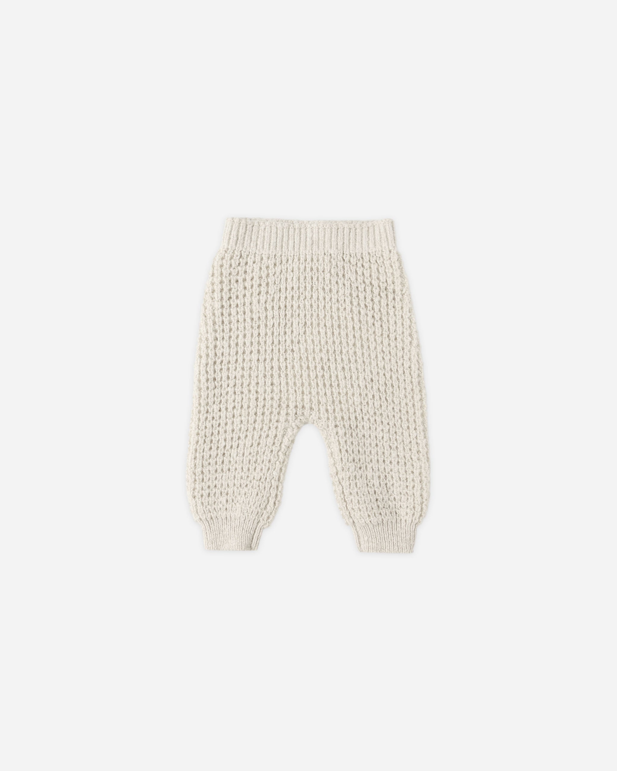 Chunky Knit Pant || Natural