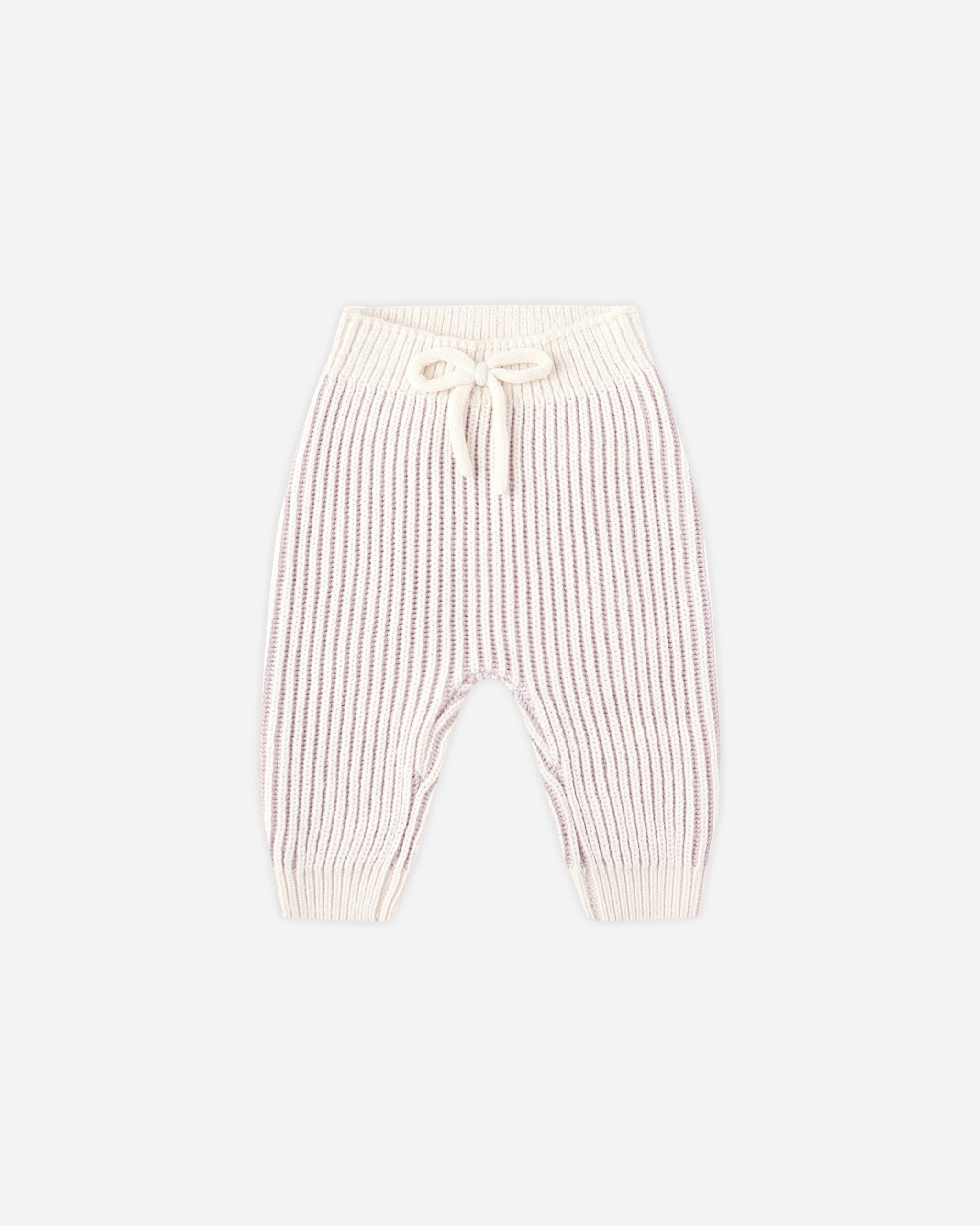 Chunky Knit Pant || Lilac