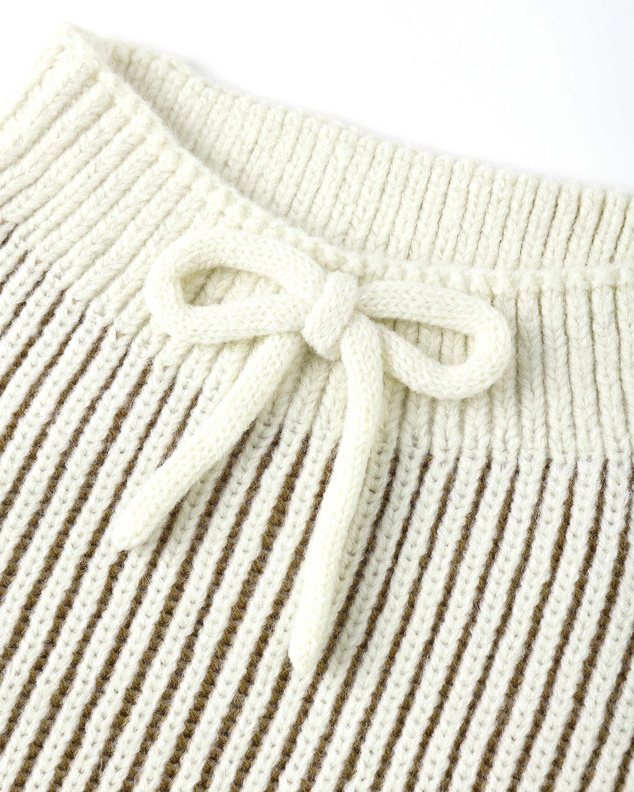 Chunky Knit Pant || Gold