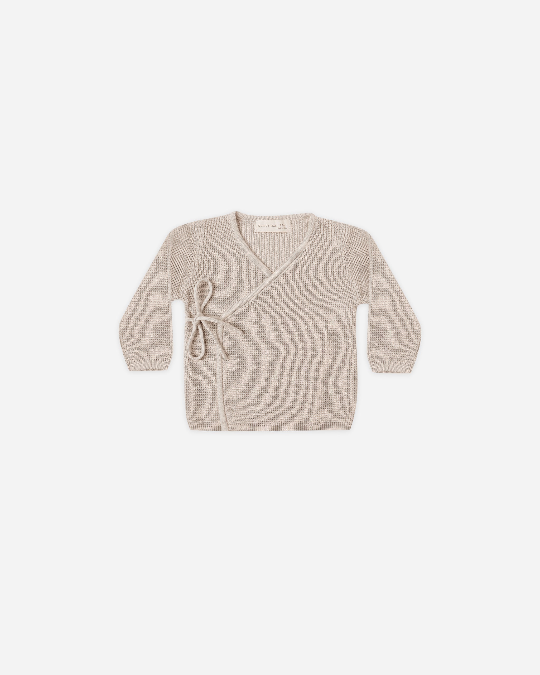 Knit Wrap Top || Oat