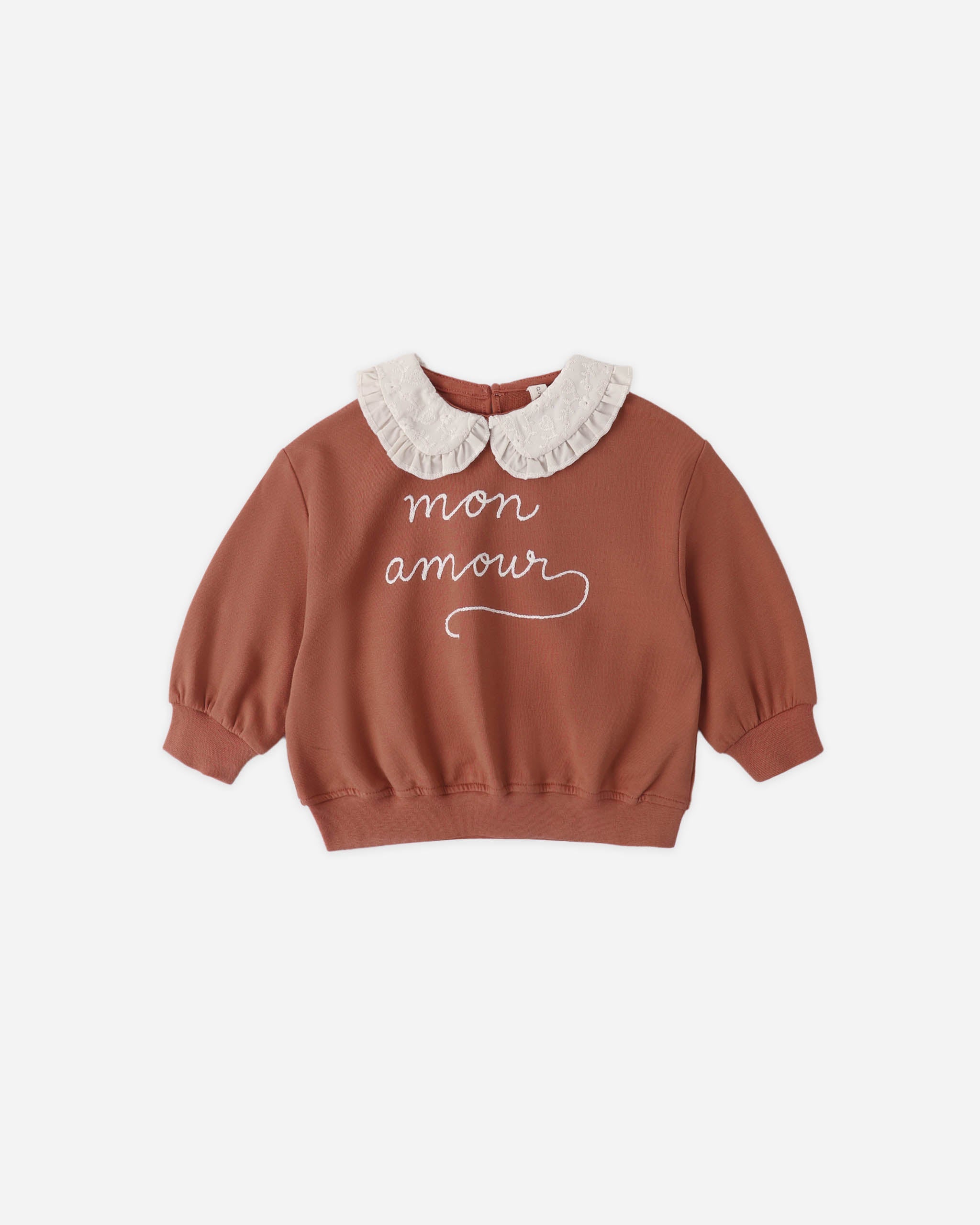 Collared Sweatshirt Mon Amour