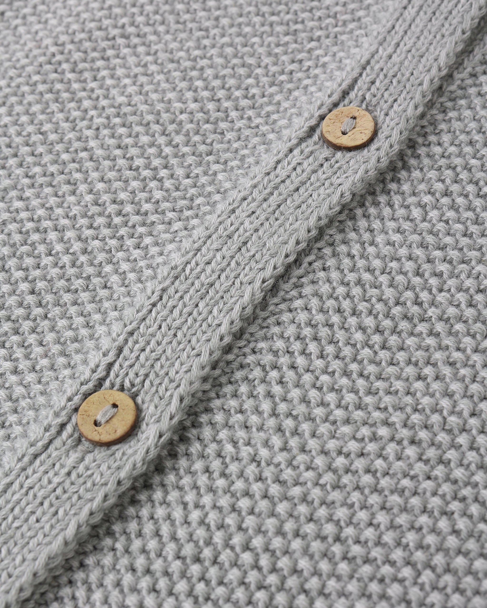 Knit Jumpsuit Heathered Sky - Rylee + Cru | Kids Clothes | Trendy Baby Clothes | Modern Infant Outfits |