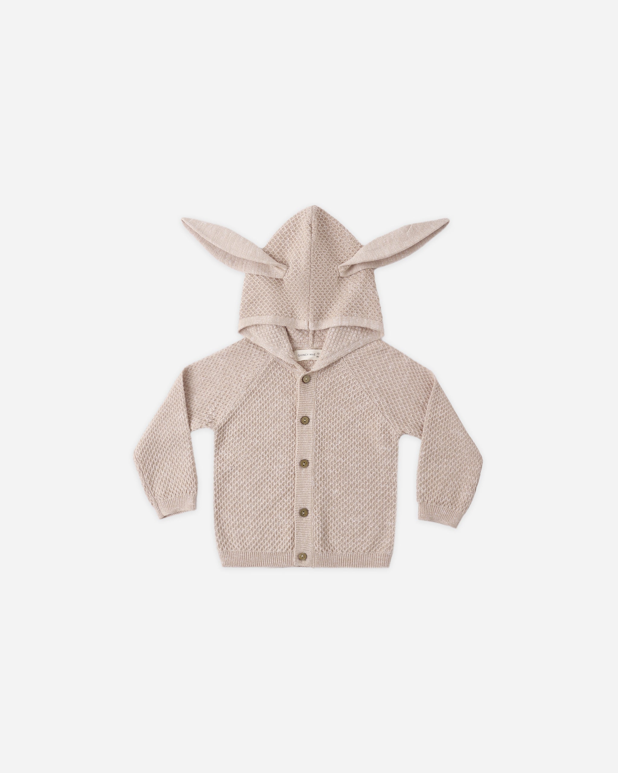 Bunny Knit Sweater Heathered Latte - Rylee + Cru | Kids Clothes | Trendy Baby Clothes | Modern Infant Outfits |