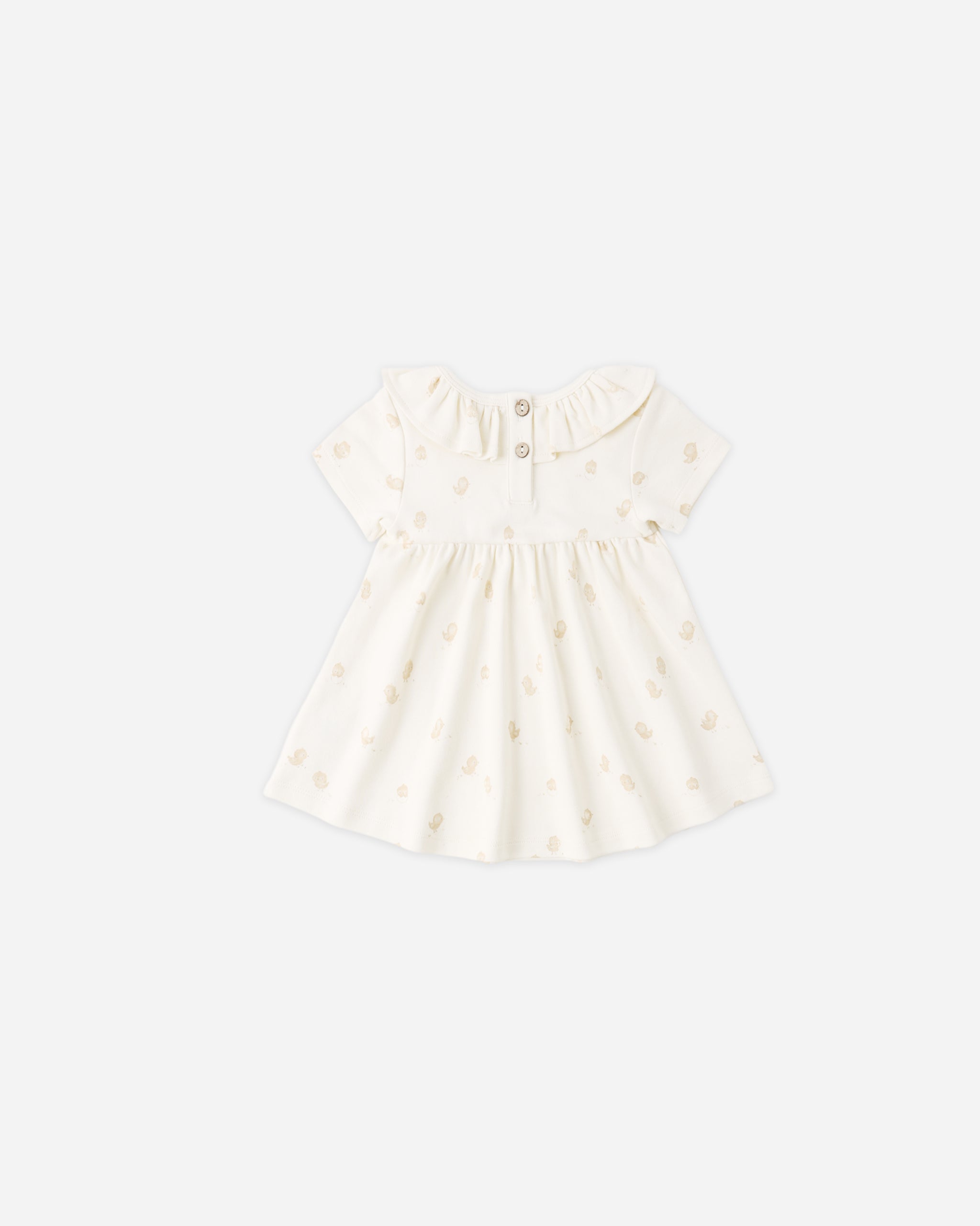 Ruffle Collar Jersey Dress Chicks - Rylee + Cru | Kids Clothes | Trendy Baby Clothes | Modern Infant Outfits |