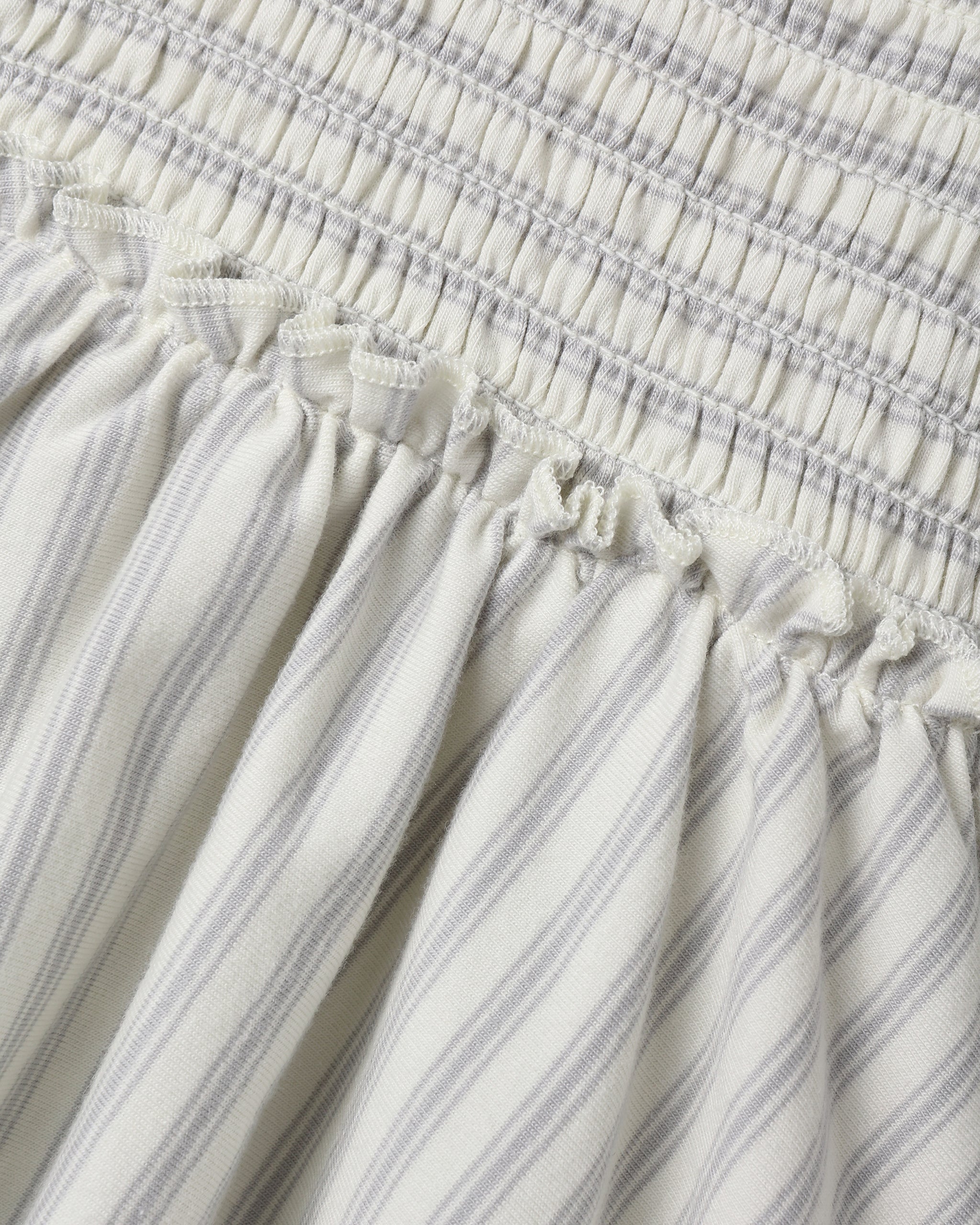 Lainey Romper Cloud Stripe - Rylee + Cru | Kids Clothes | Trendy Baby Clothes | Modern Infant Outfits |