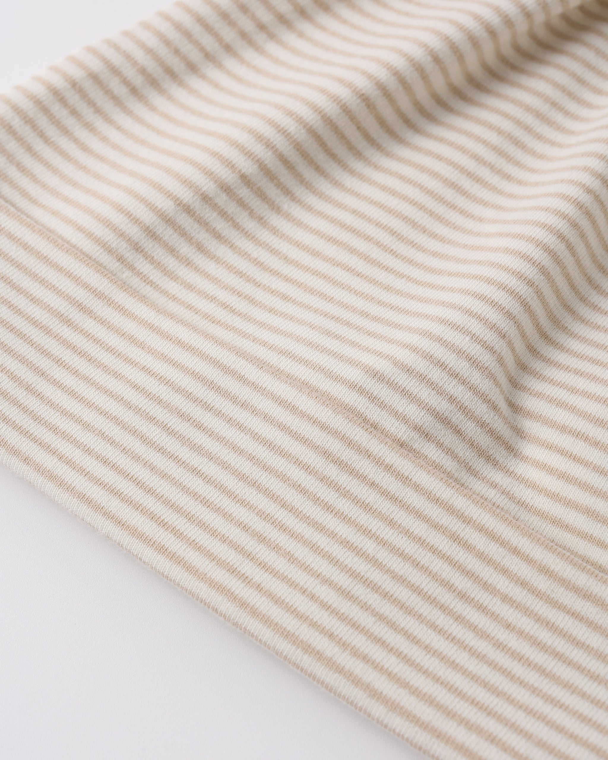 Knotted Baby Hat Oat Micro Stripe - Rylee + Cru | Kids Clothes | Trendy Baby Clothes | Modern Infant Outfits |