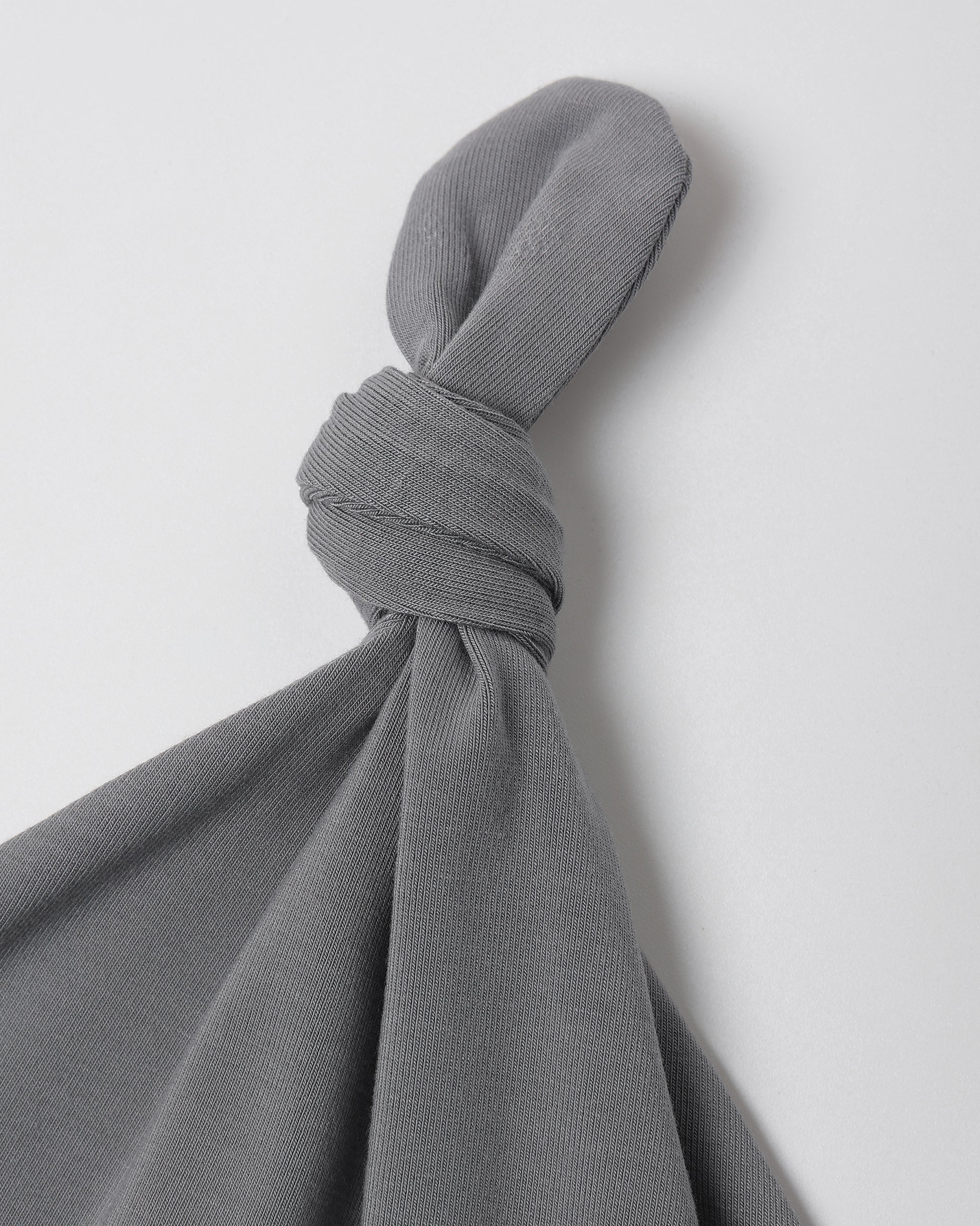 Knotted Baby Hat Slate - Rylee + Cru | Kids Clothes | Trendy Baby Clothes | Modern Infant Outfits |