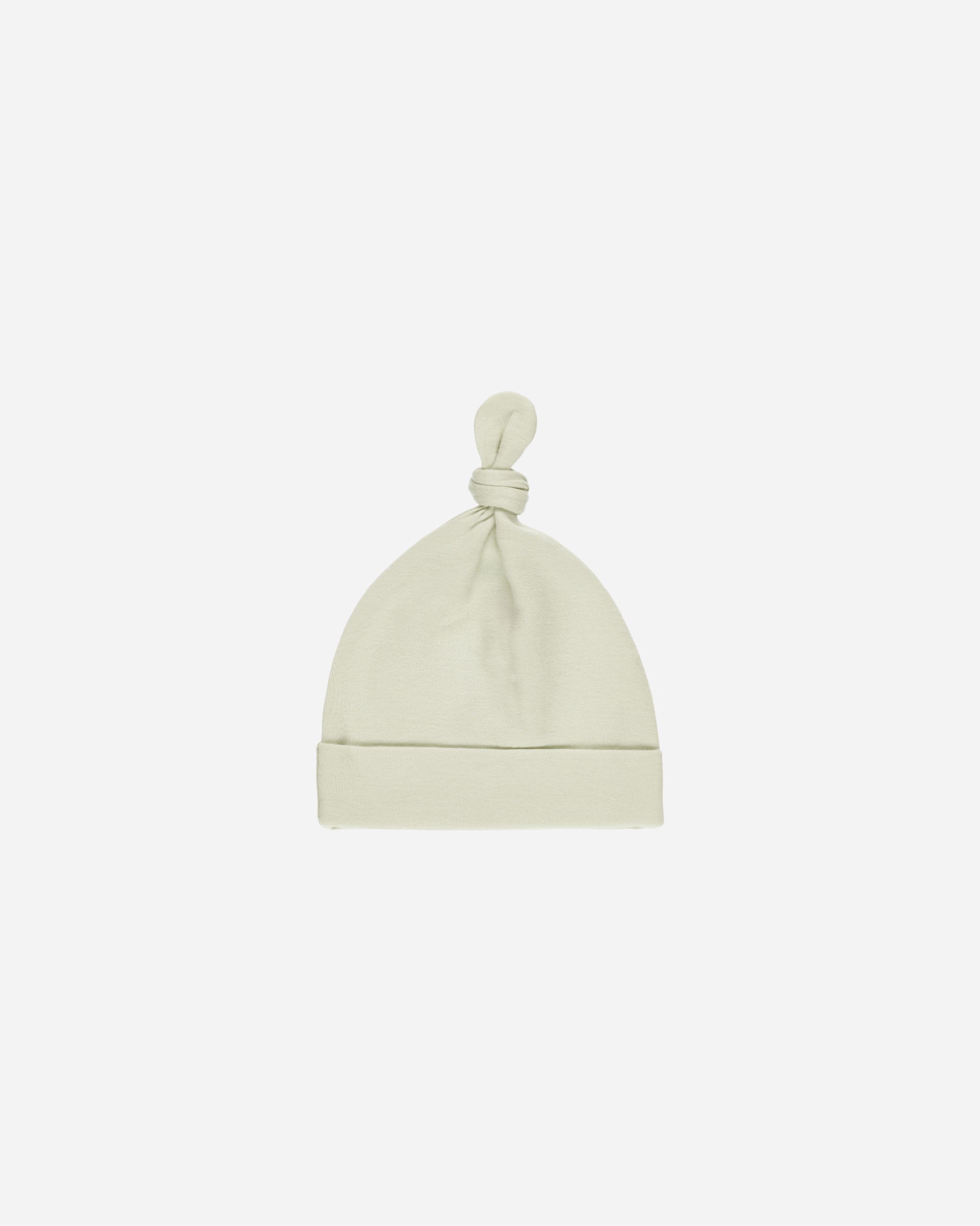 -Knotted Baby Hat || Mint-