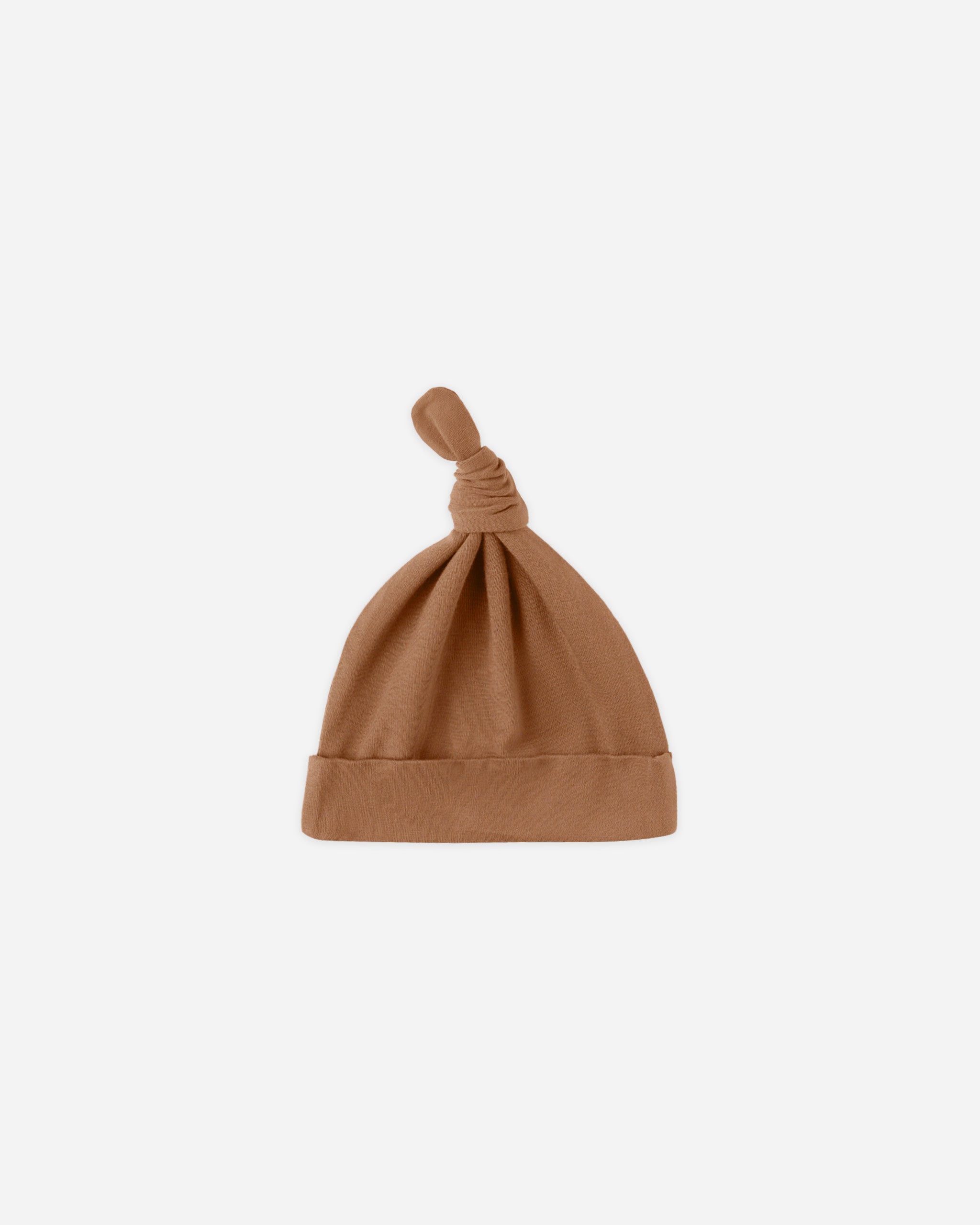 Bonnet bébé noué en bambou || Cèdre
