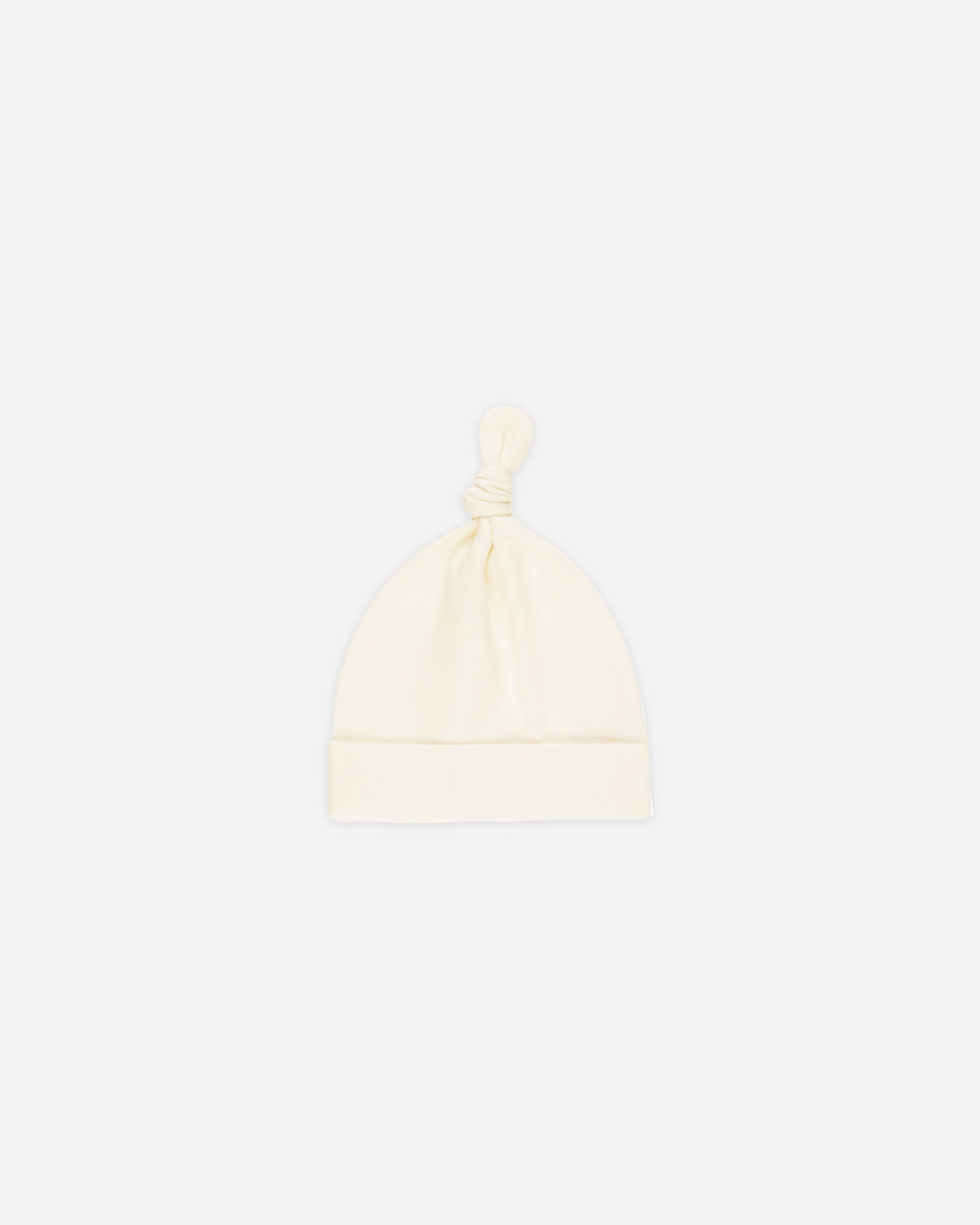 Knotted Baby Hat || Ivory - Rylee + Cru | Kids Clothes | Trendy Baby Clothes | Modern Infant Outfits |