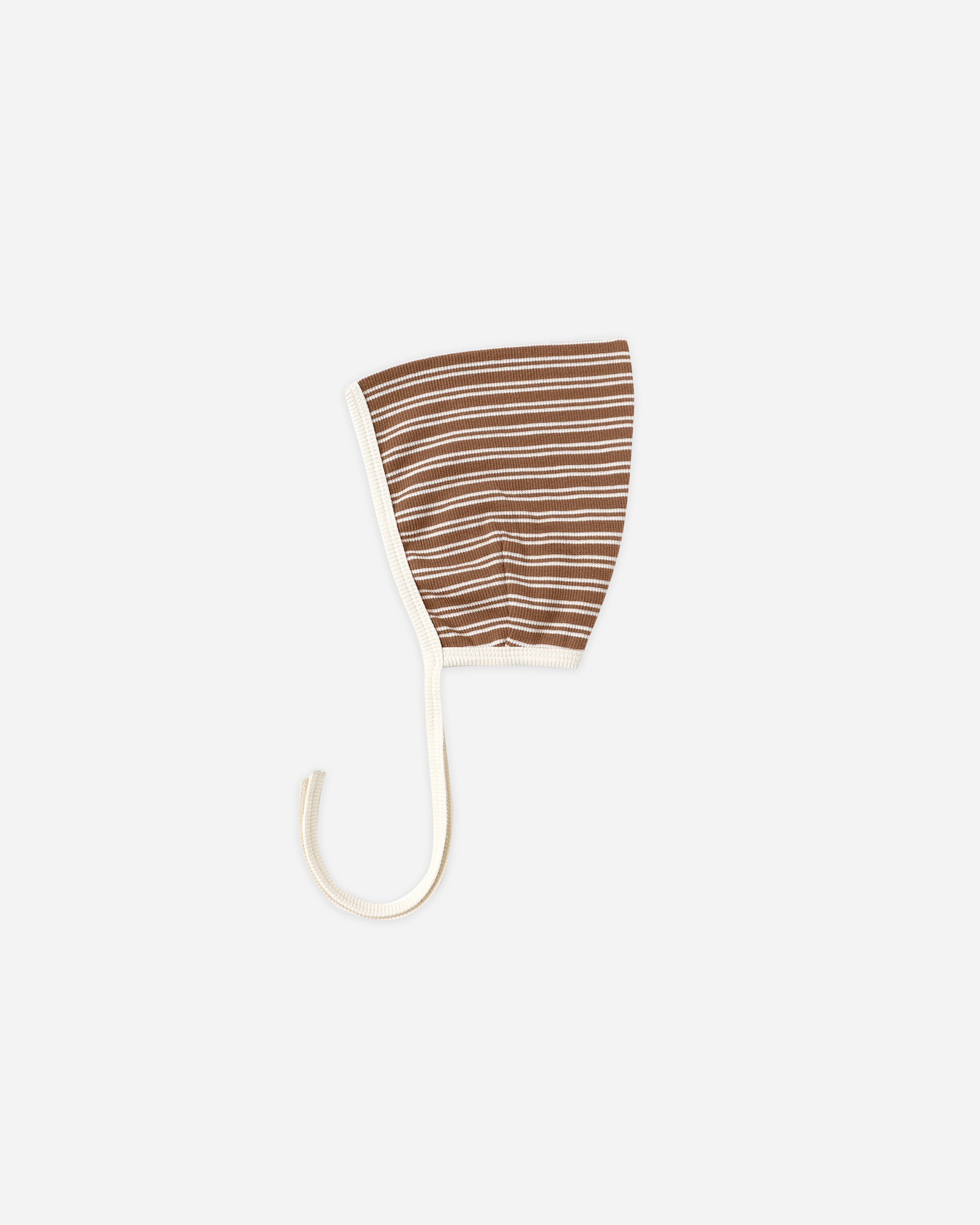 Bonnet Pixie côtelé || Micro-rayures en cèdre