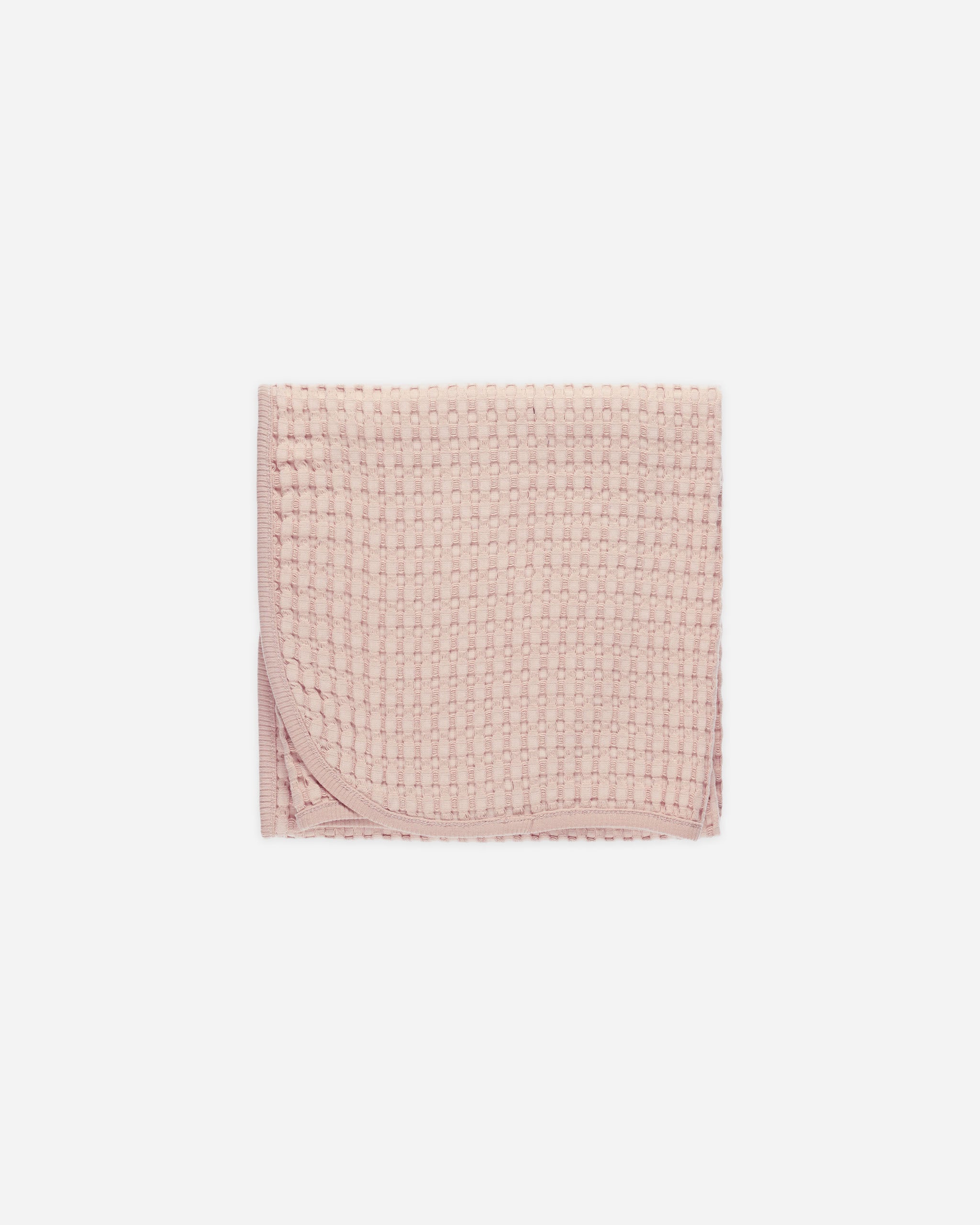 -Waffle Baby Blanket || Bubblegum-