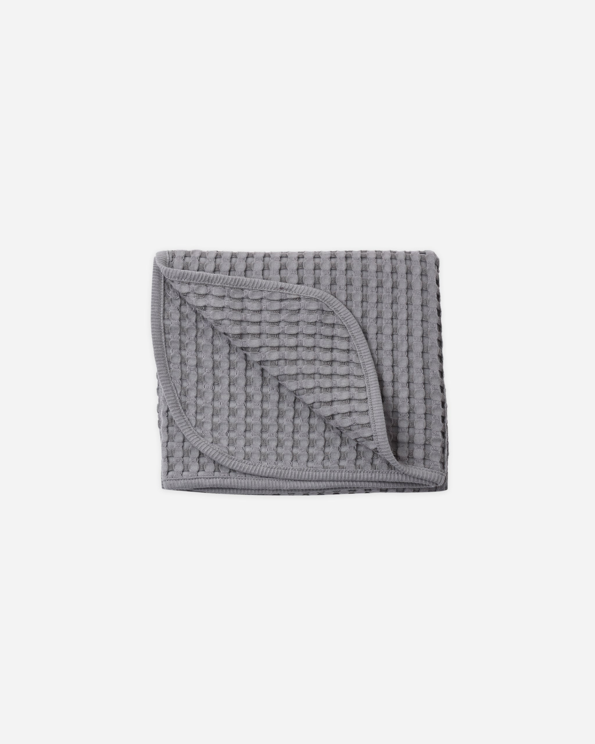 Waffle Baby Blanket Slate - Rylee + Cru | Kids Clothes | Trendy Baby Clothes | Modern Infant Outfits |