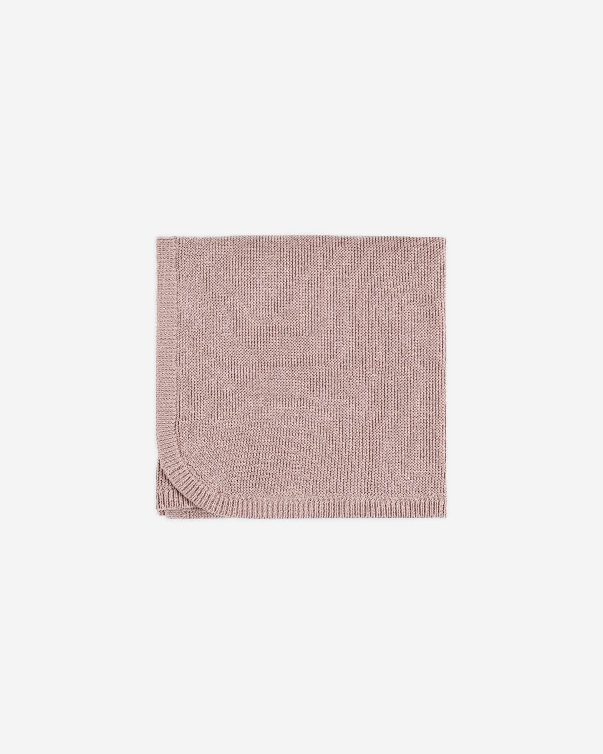 Knit Baby Blanket || Mauve