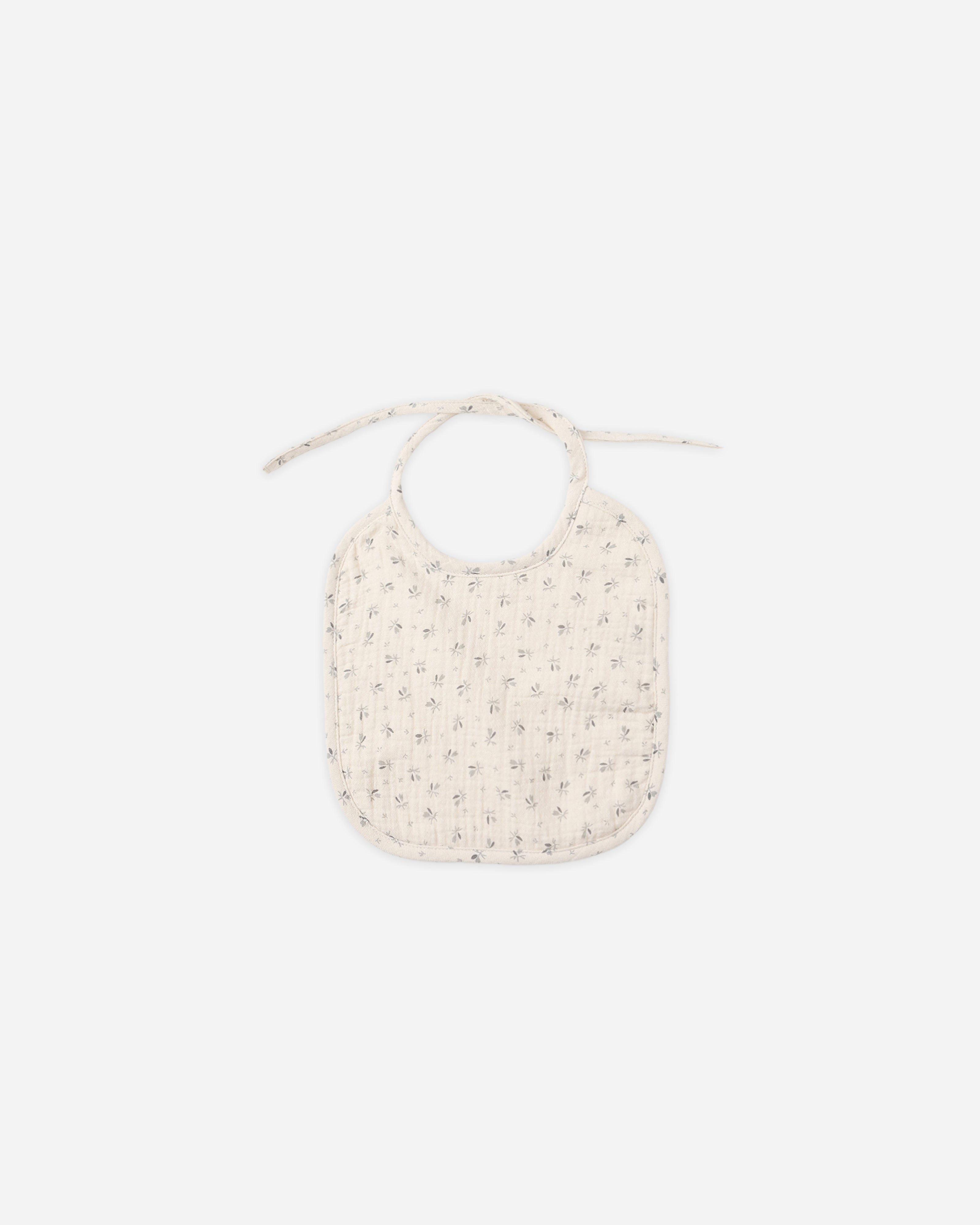 Woven Tie Bib || Bluebell