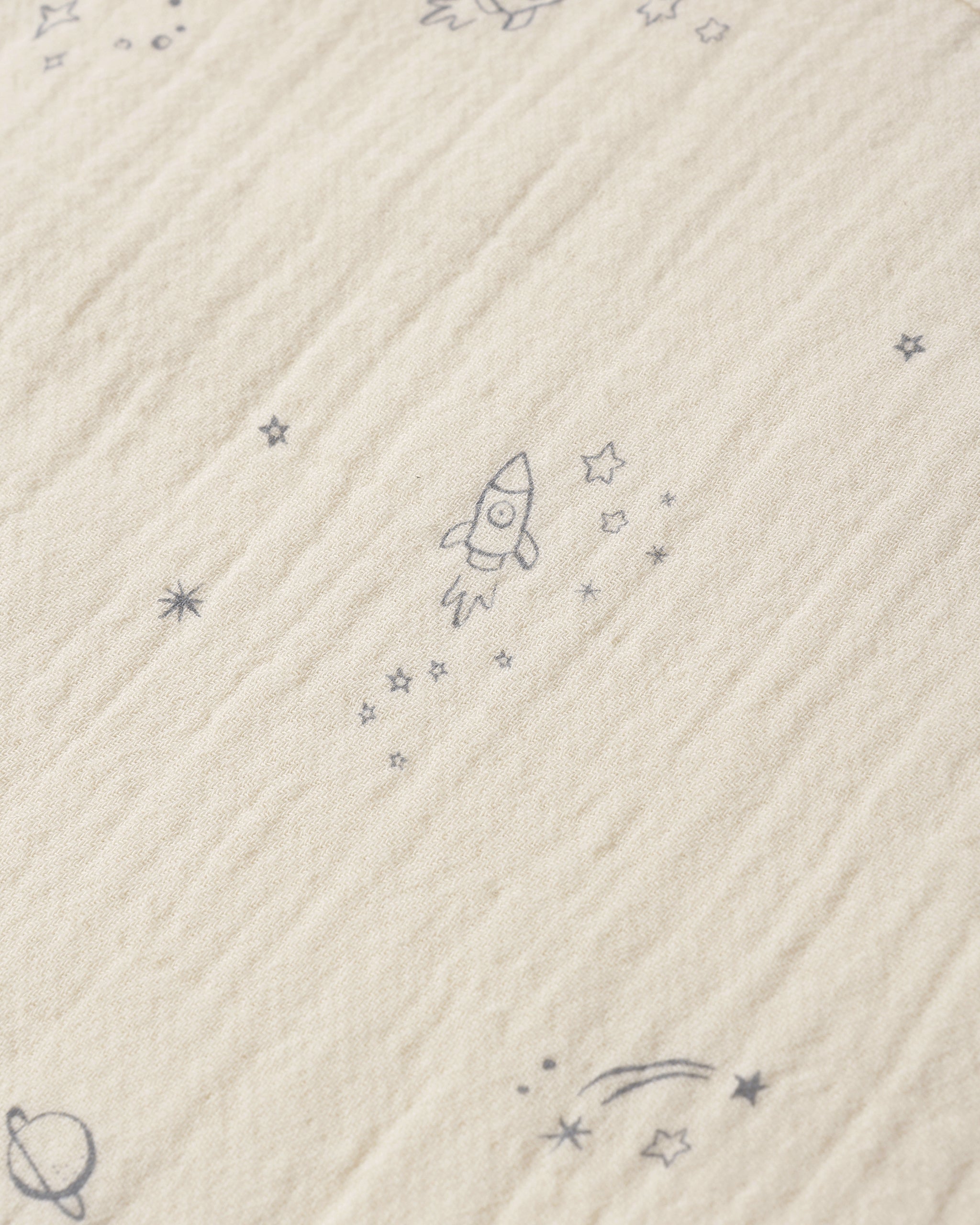 Woven Tie Bib Space - Rylee + Cru | Kids Clothes | Trendy Baby Clothes | Modern Infant Outfits |