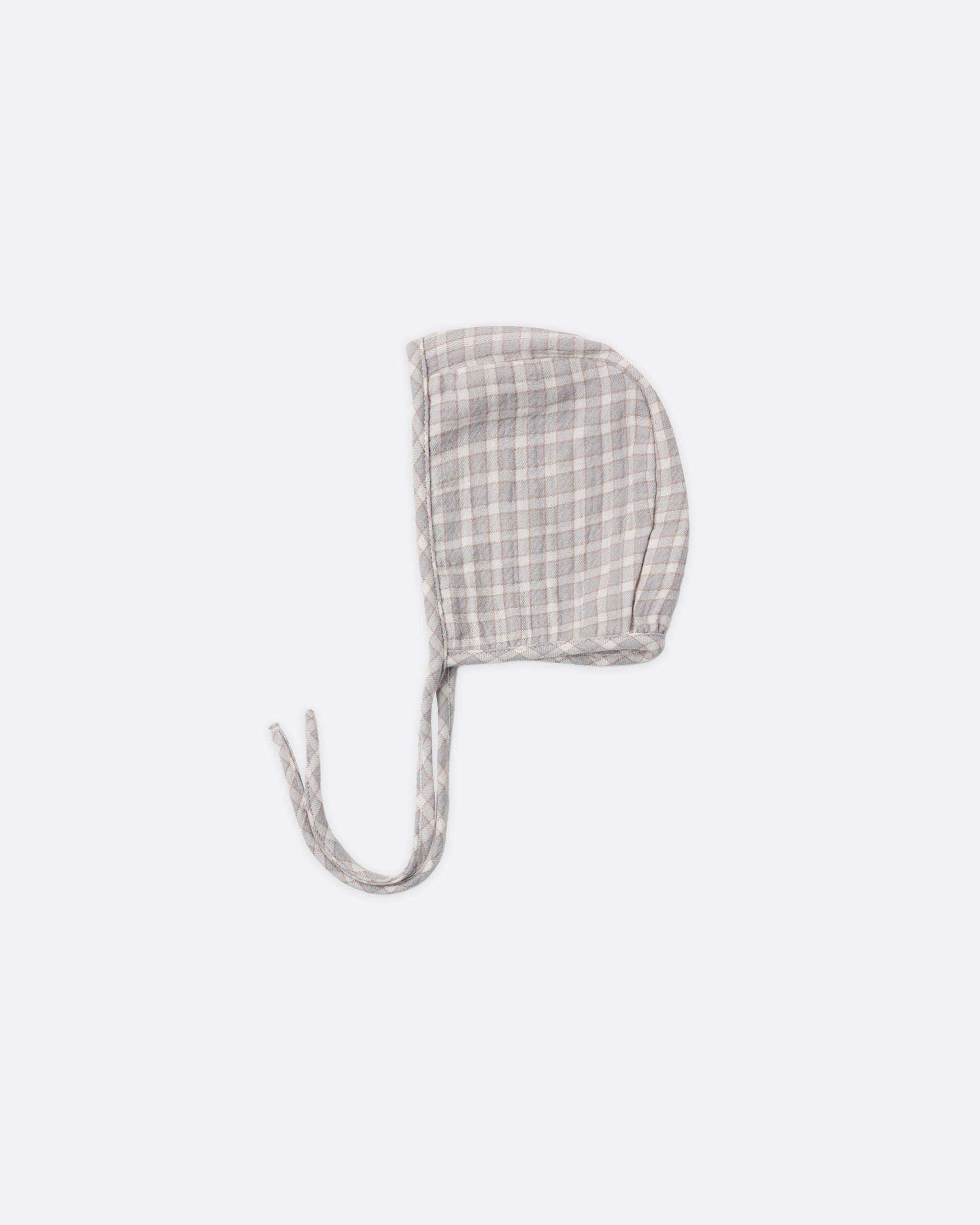 Woven Baby Bonnet Blue Gingham - Rylee + Cru | Kids Clothes | Trendy Baby Clothes | Modern Infant Outfits |