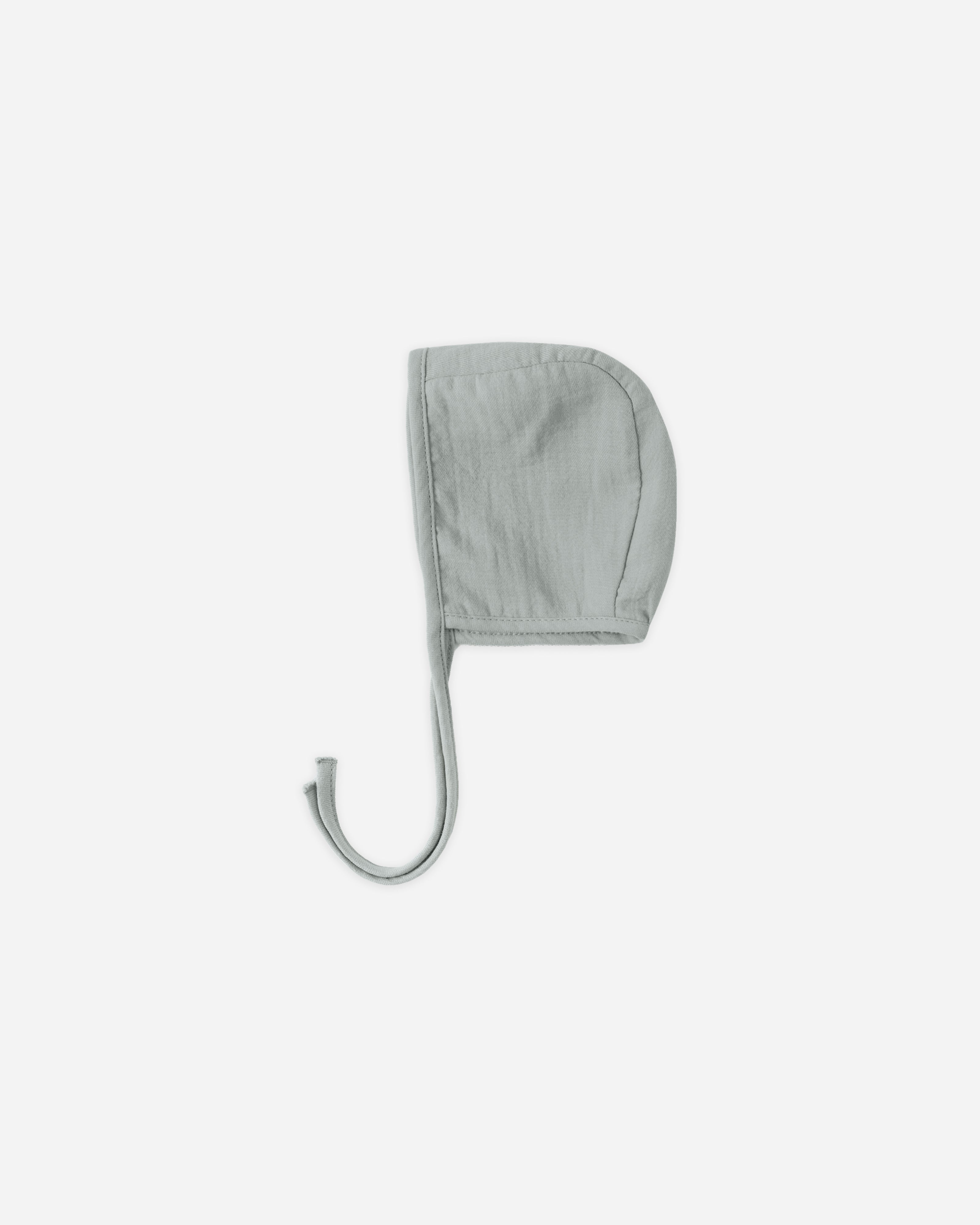 Bonnet bébé tissé || Bleu acier