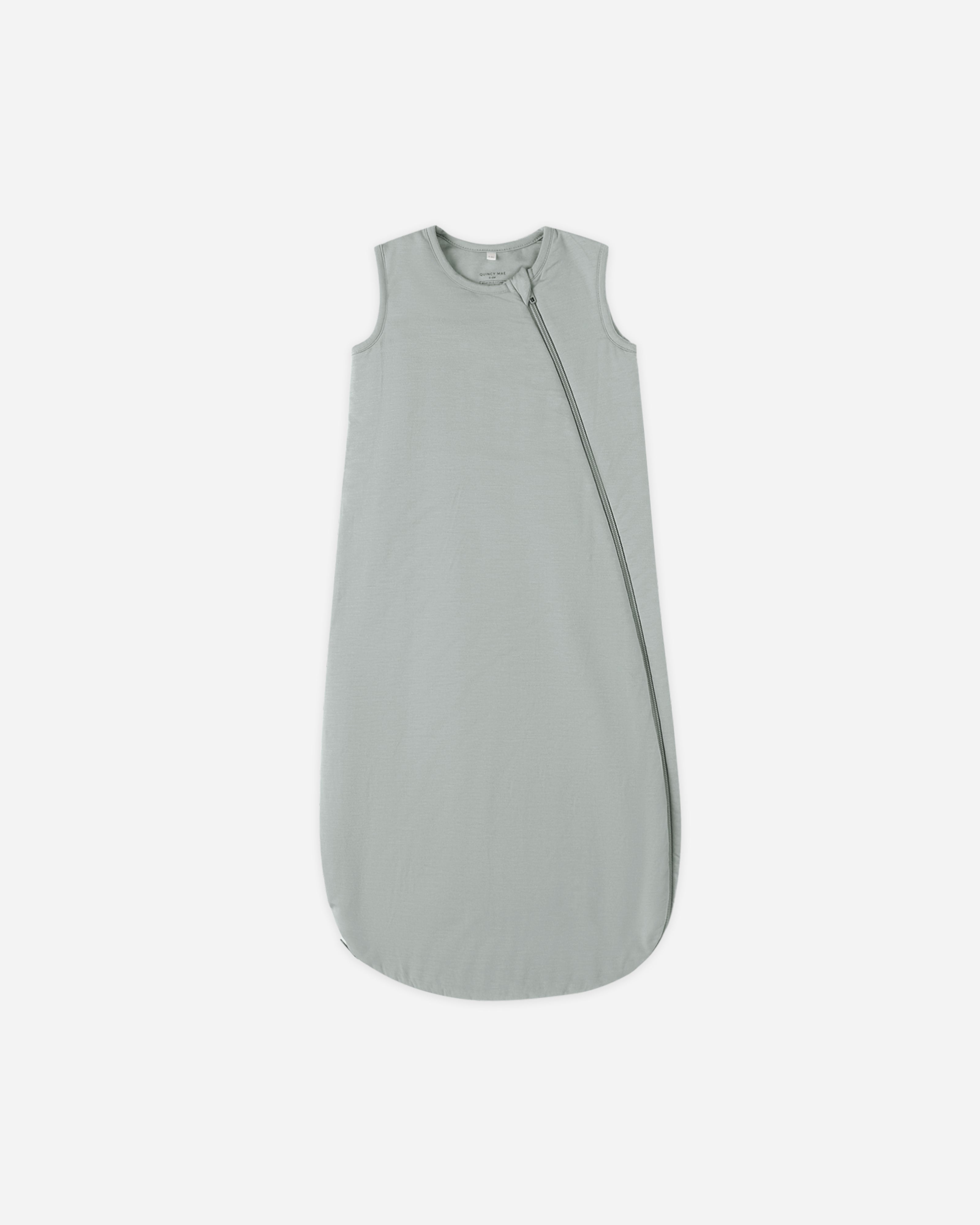 Gigoteuse en bambou || Bleu acier