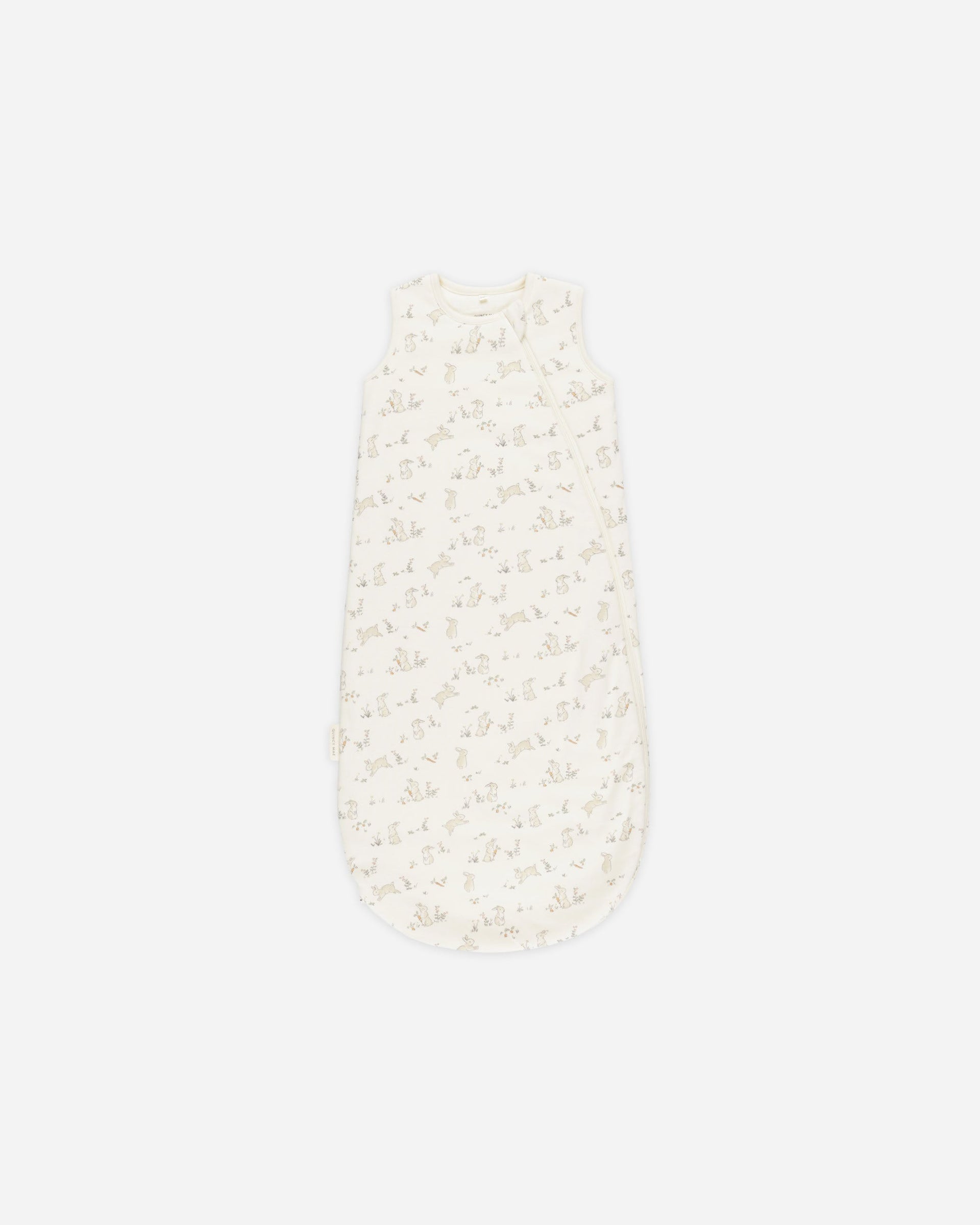 Quincy Mae Jersey Sleep Bag in Grey Stripe main image 0