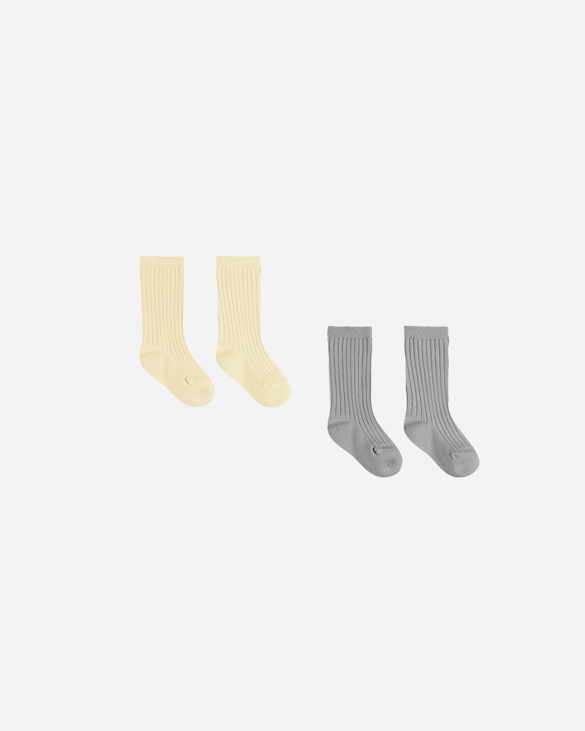 -Sock Set || Sky, Yellow-