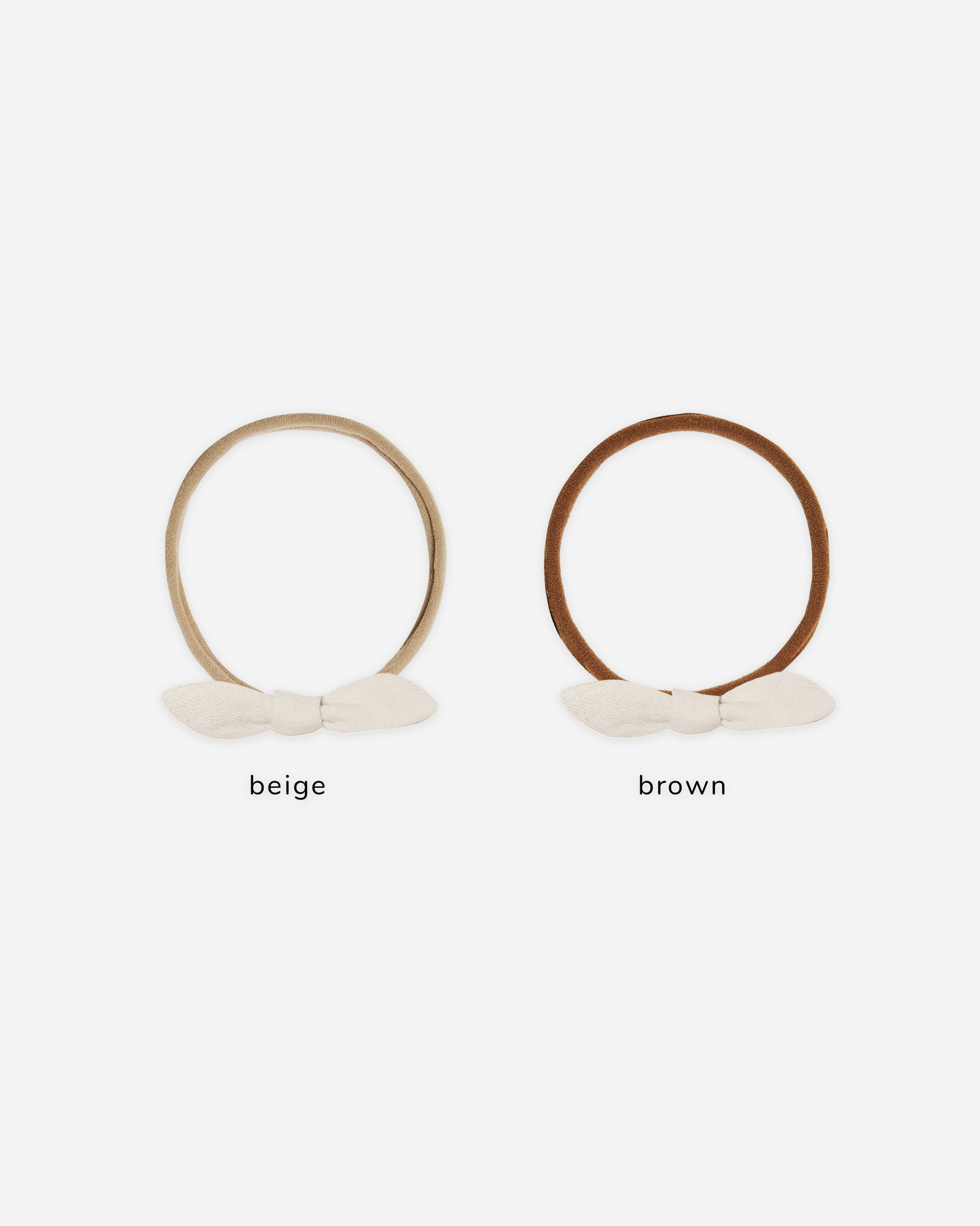 Bandeau Petit Noeud || Naturel