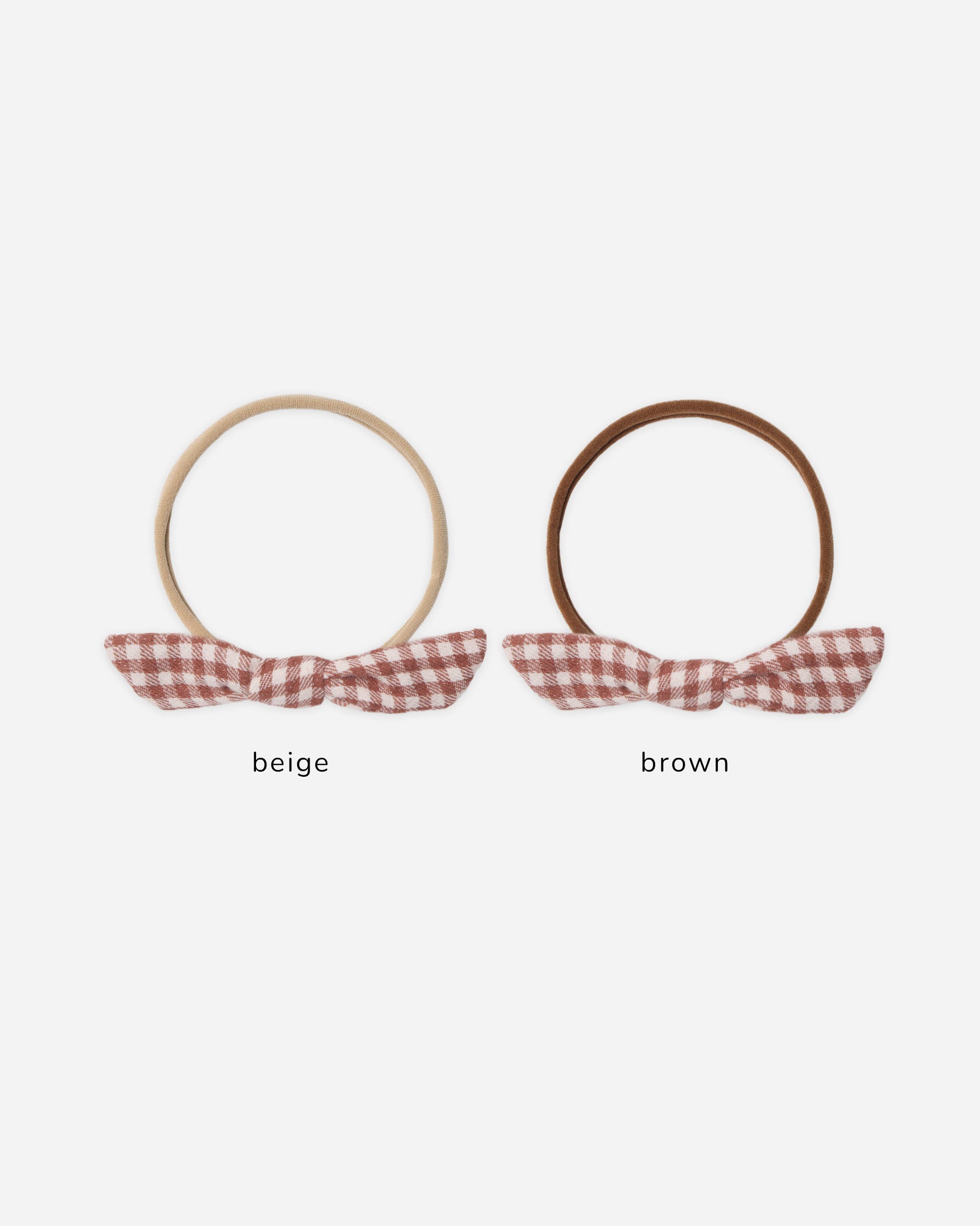 Little Knot Headband Red Gingham