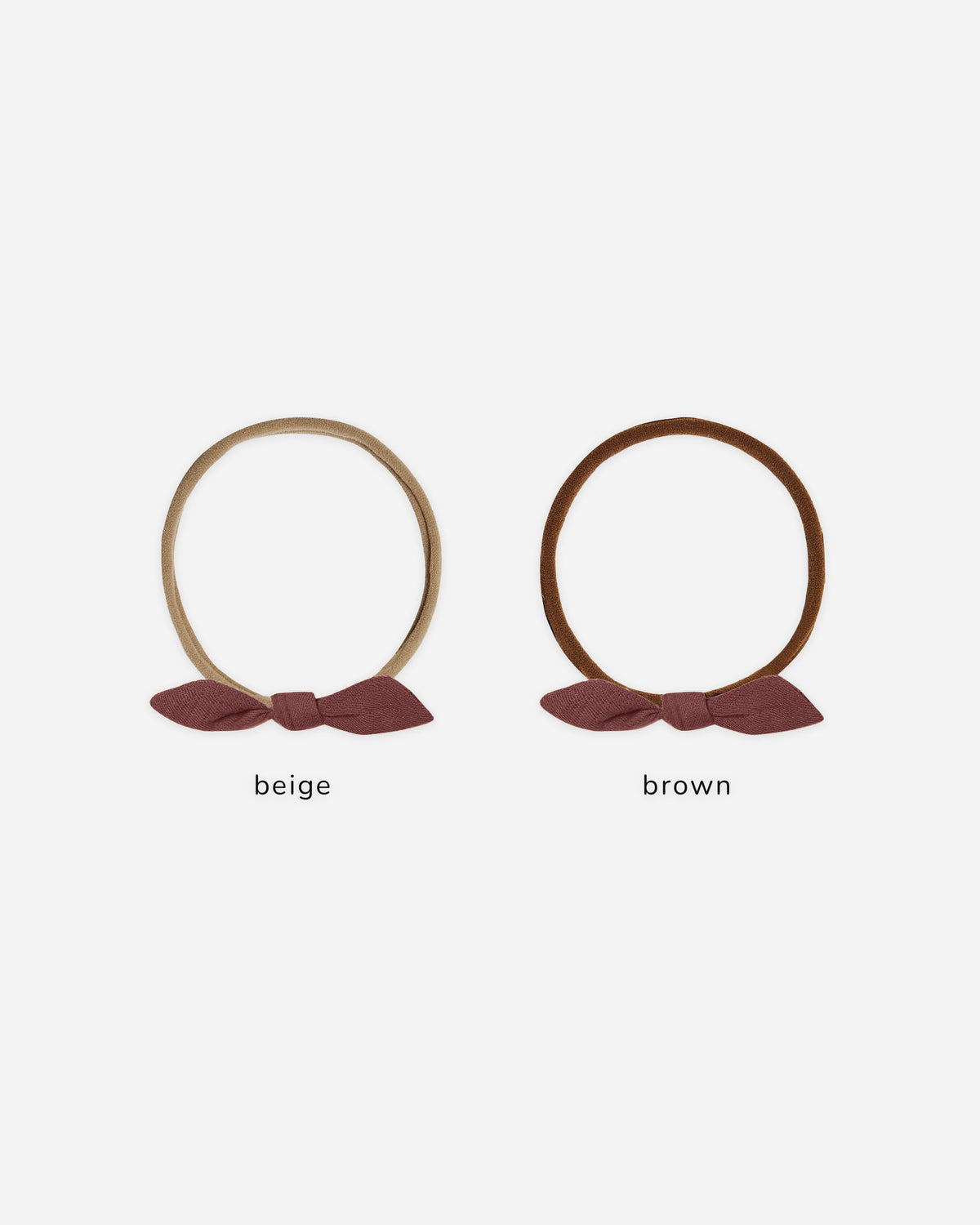 Serre-tête à petit nœud Black Cherry