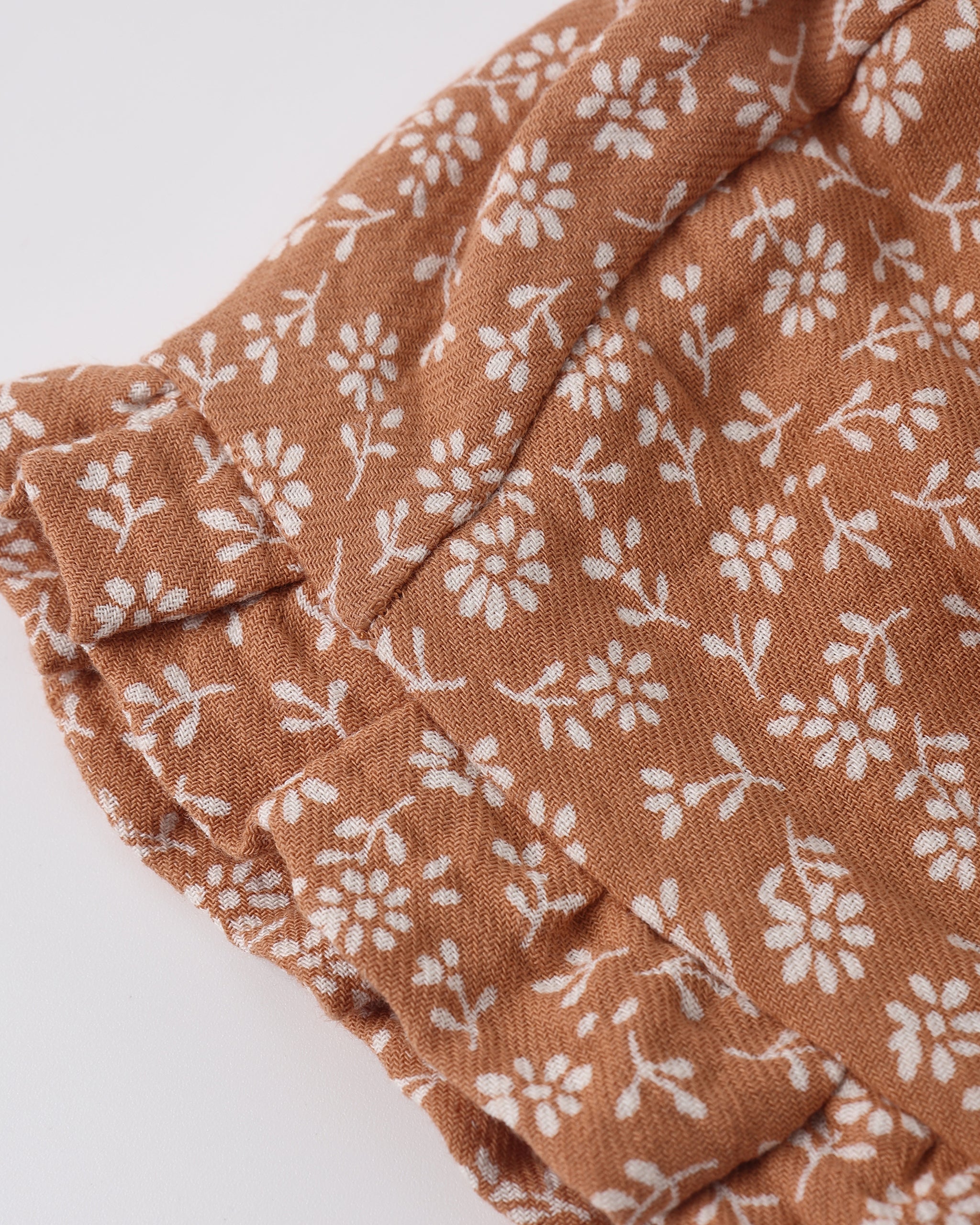 Woven Ruffle Bonnet Poppy Floral - Rylee + Cru | Kids Clothes | Trendy Baby Clothes | Modern Infant Outfits |