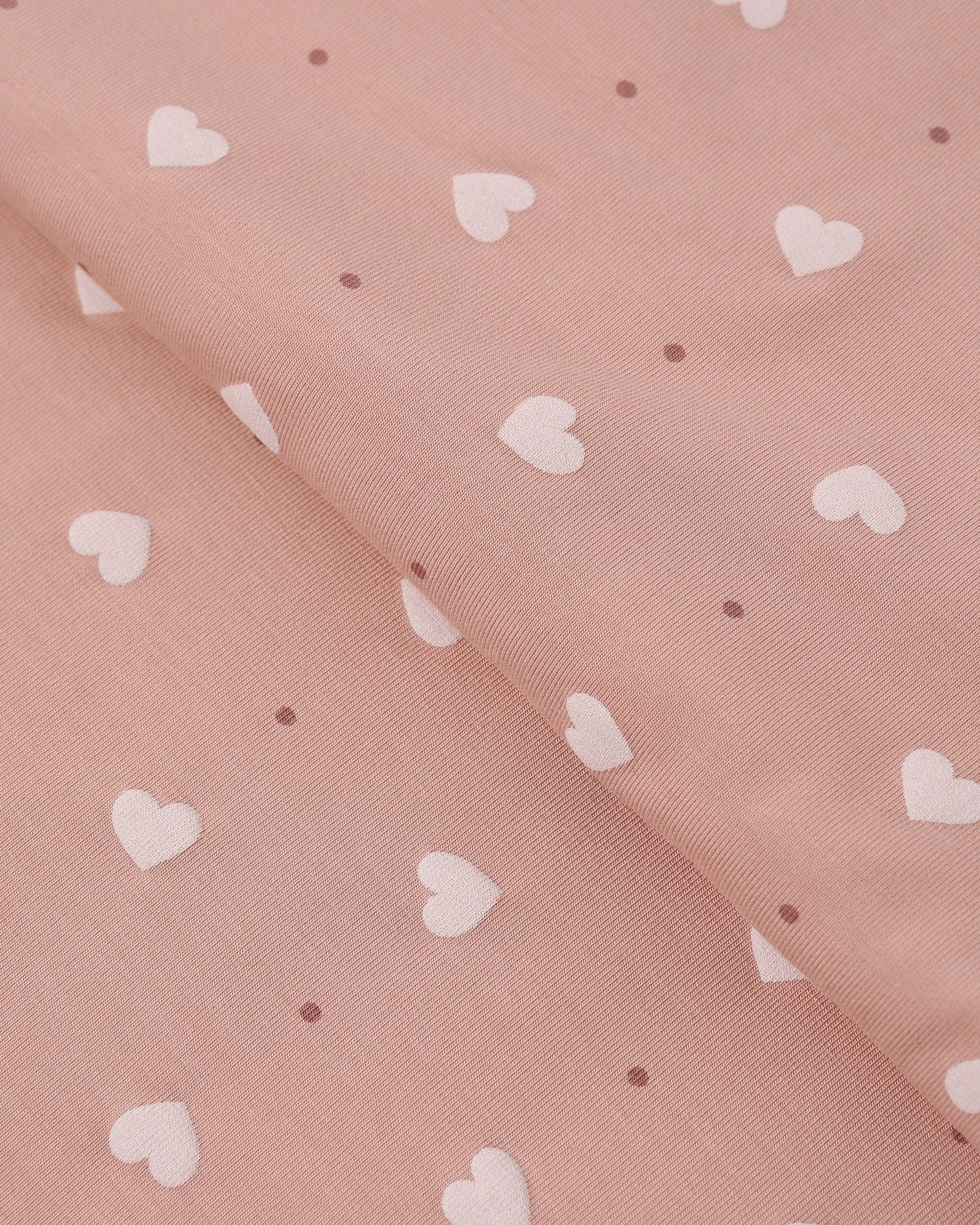 Bamboo Swaddle + Knotted Hat Pink Hearts
