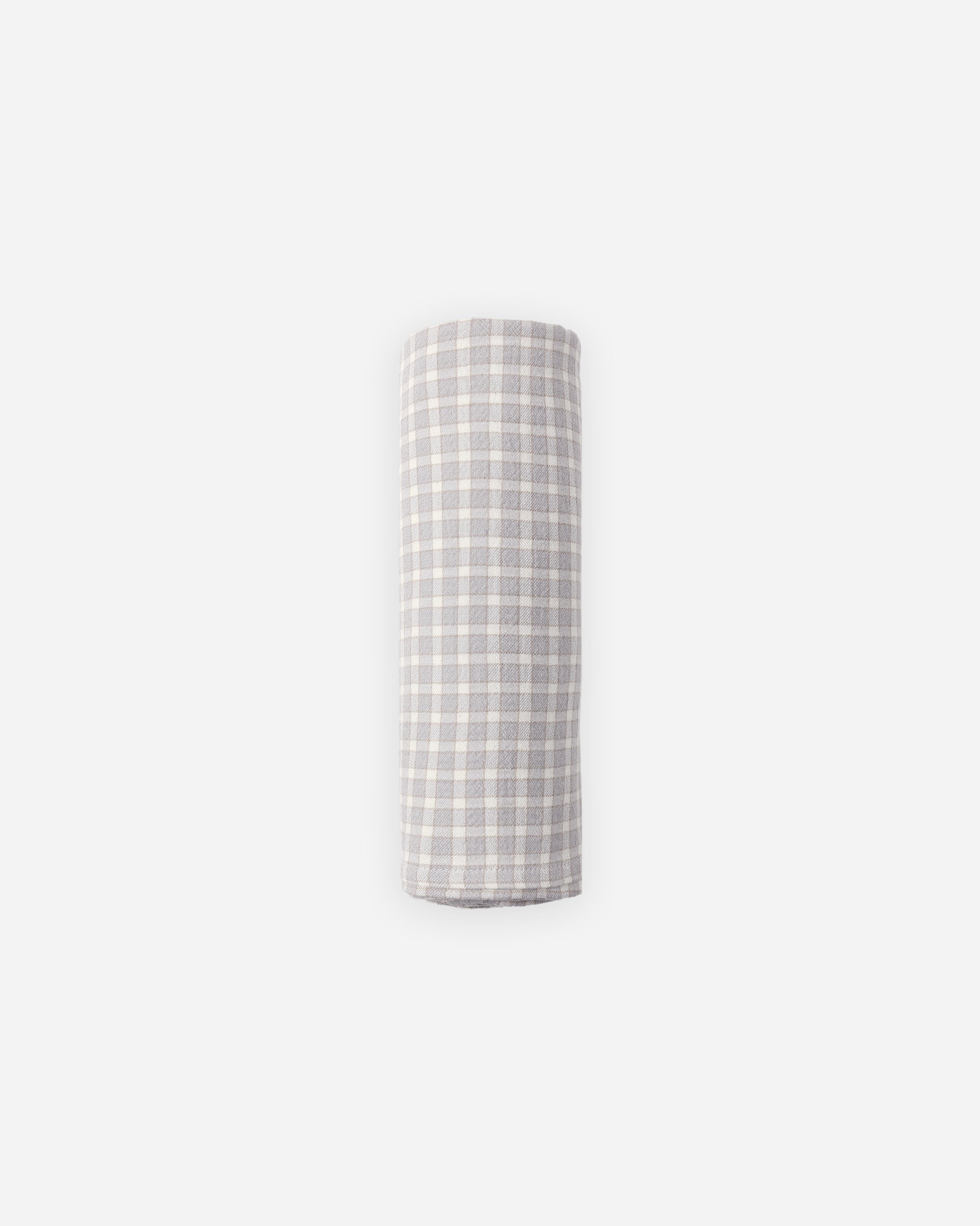 Woven Swaddle Blue Gingham - Rylee + Cru | Kids Clothes | Trendy Baby Clothes | Modern Infant Outfits |