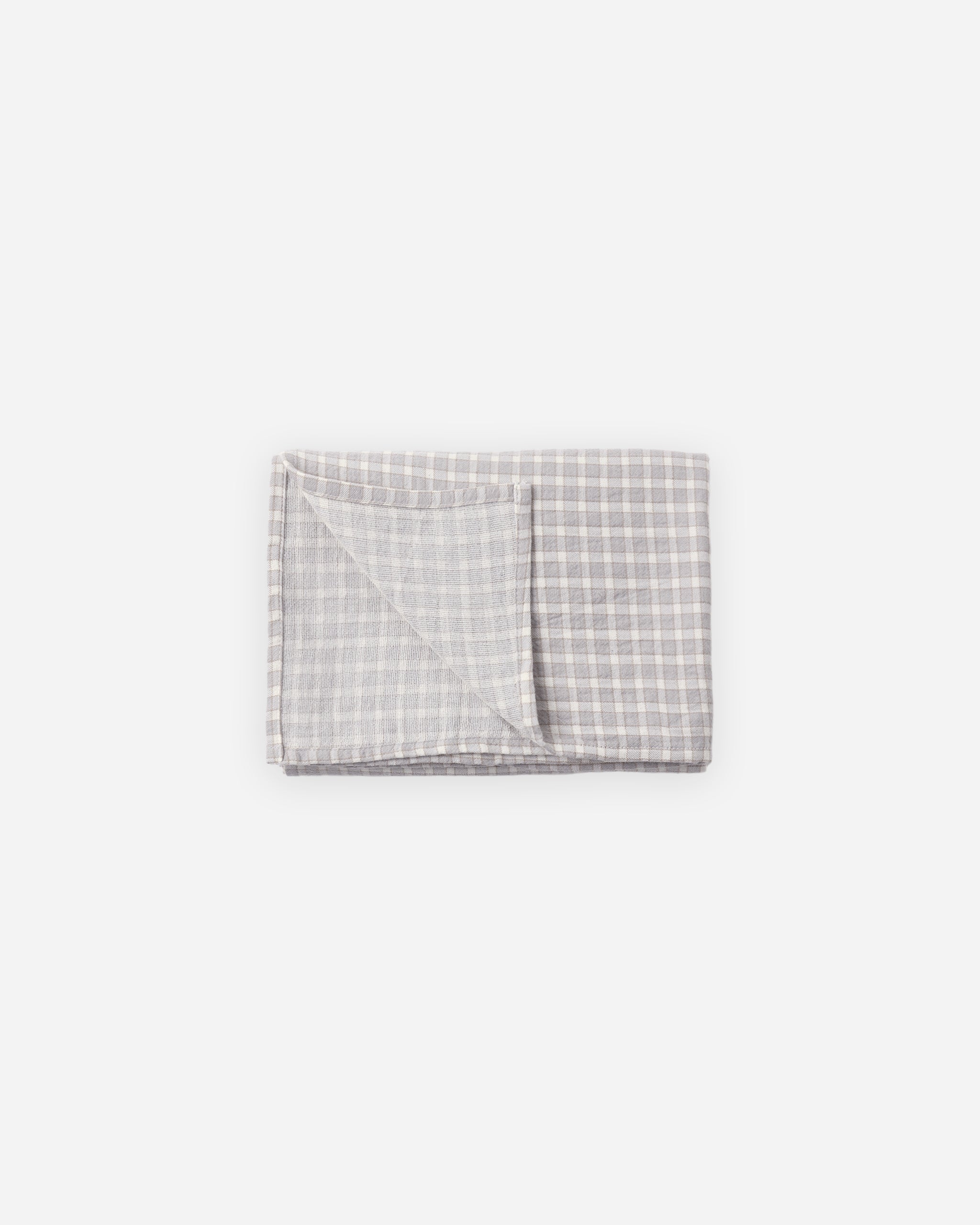 Woven Swaddle Blue Gingham - Rylee + Cru | Kids Clothes | Trendy Baby Clothes | Modern Infant Outfits |