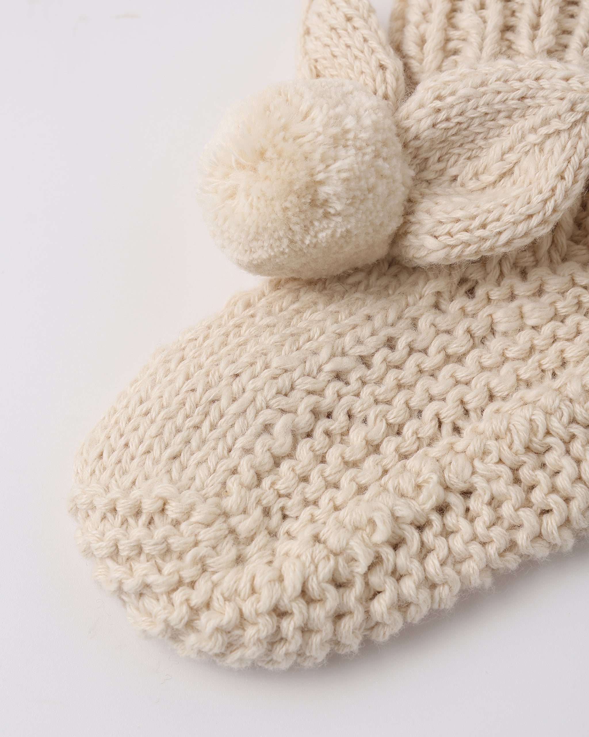 Bunny Knit Booties Ecru - Rylee + Cru | Kids Clothes | Trendy Baby Clothes | Modern Infant Outfits |