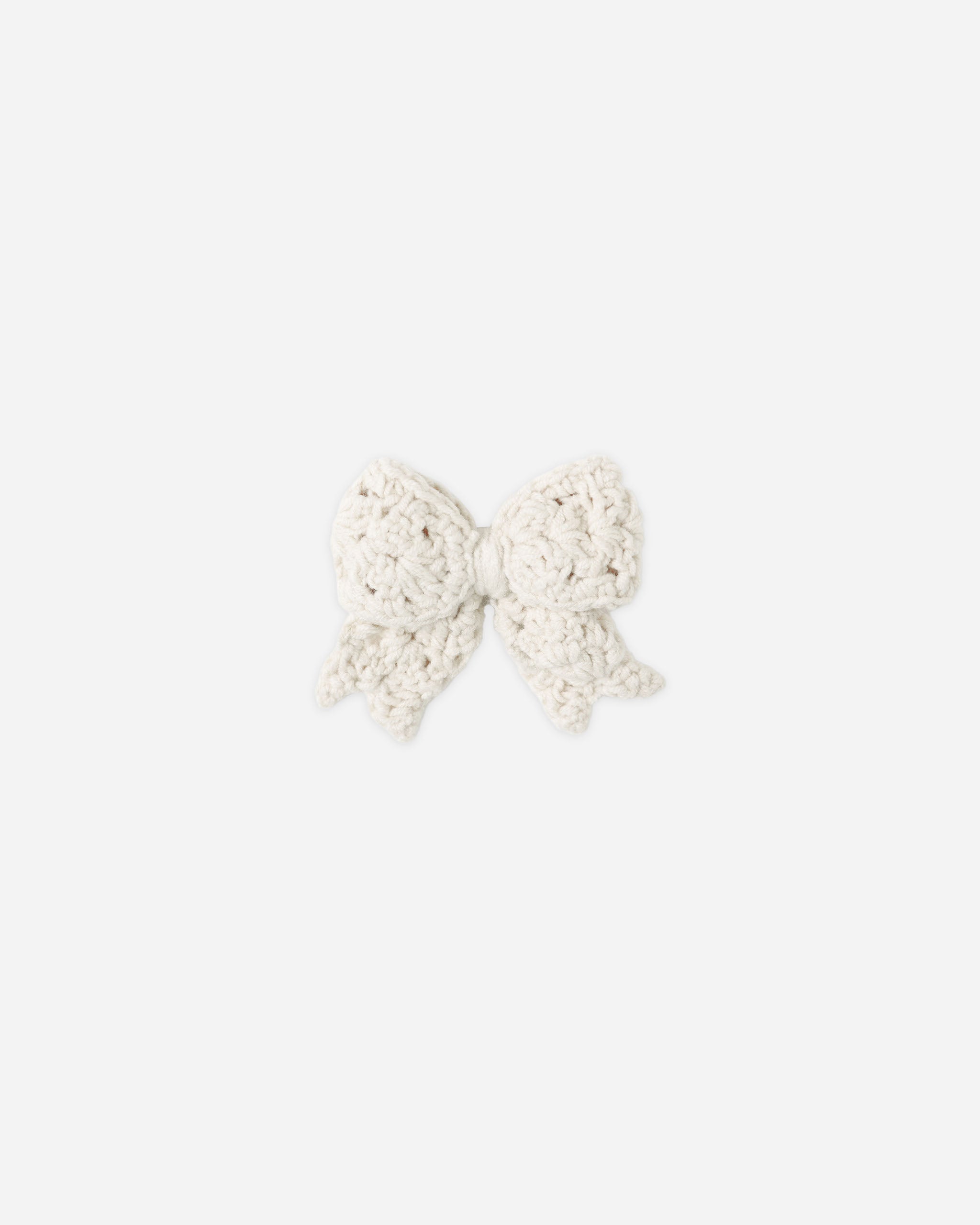 Crochet Bow || Natural
