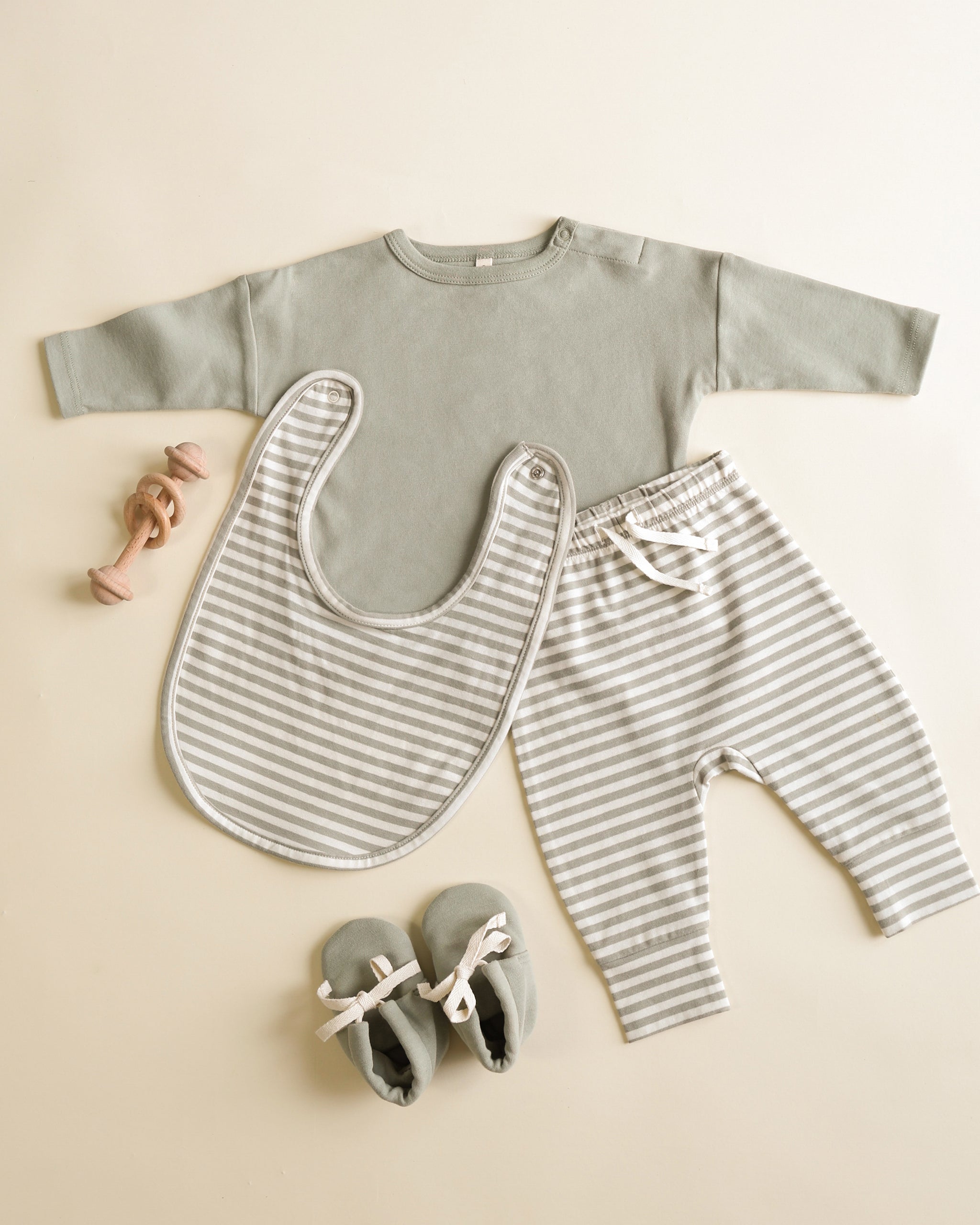 Drawstring Pant || Fern Stripe