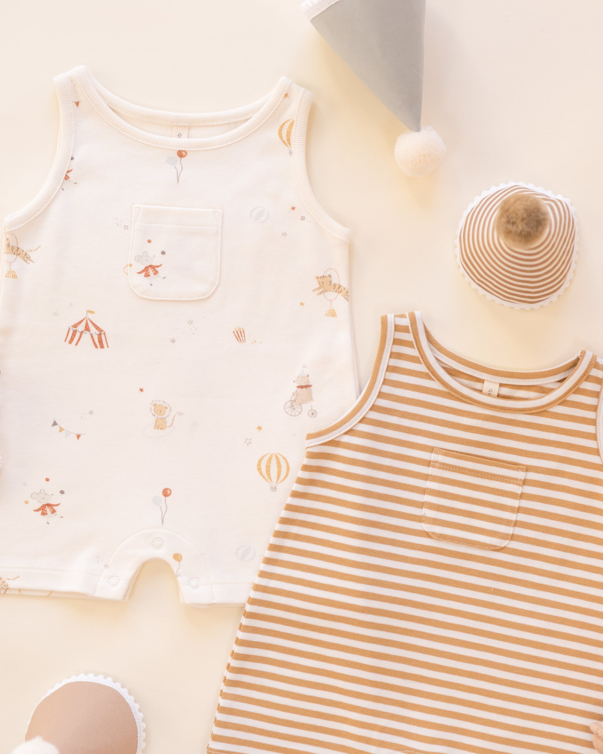 Sleeveless One-Piece Carnival - Rylee + Cru | Kids Clothes | Trendy Baby Clothes | Modern Infant Outfits |