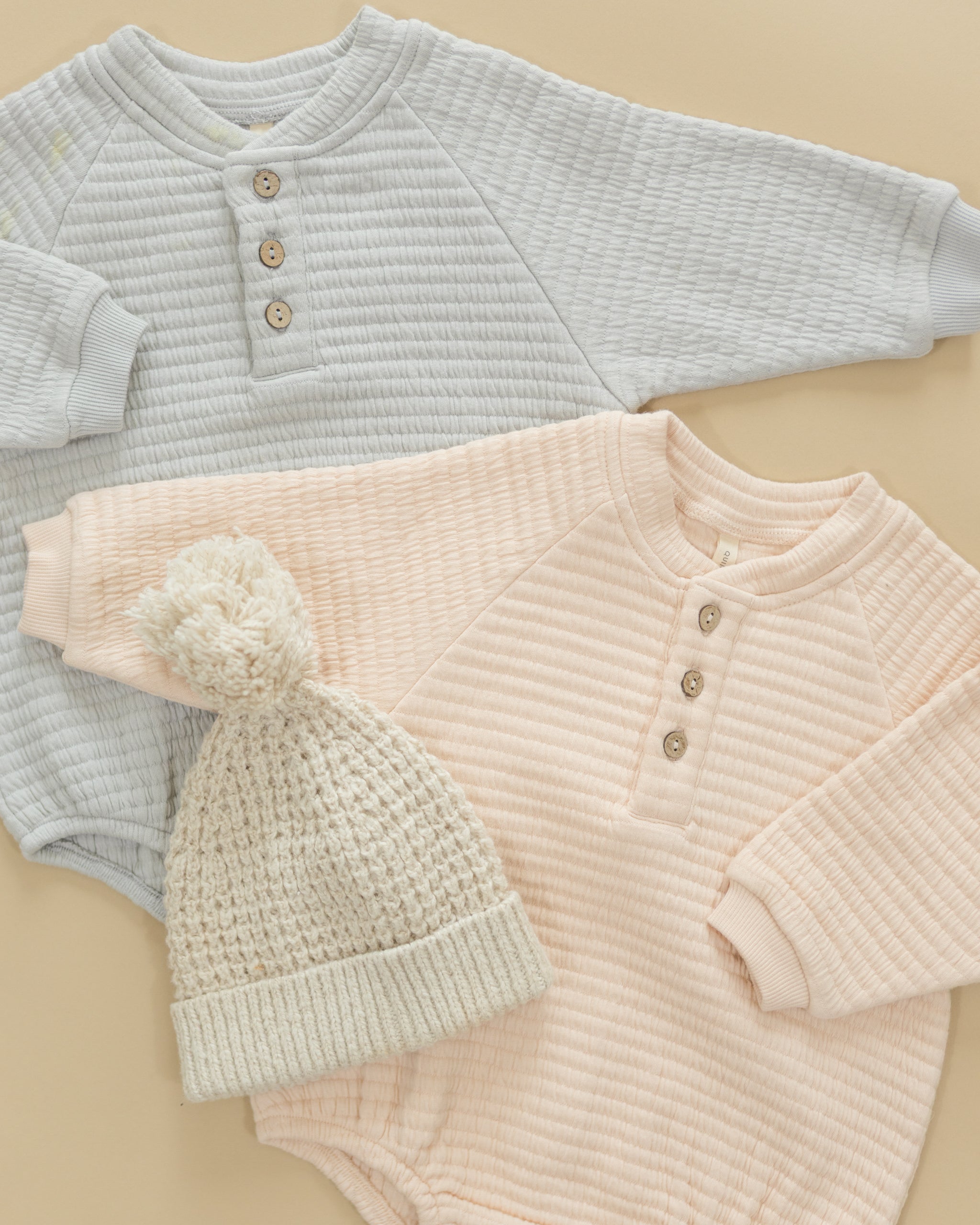 Henley Bubble Romper || Antique